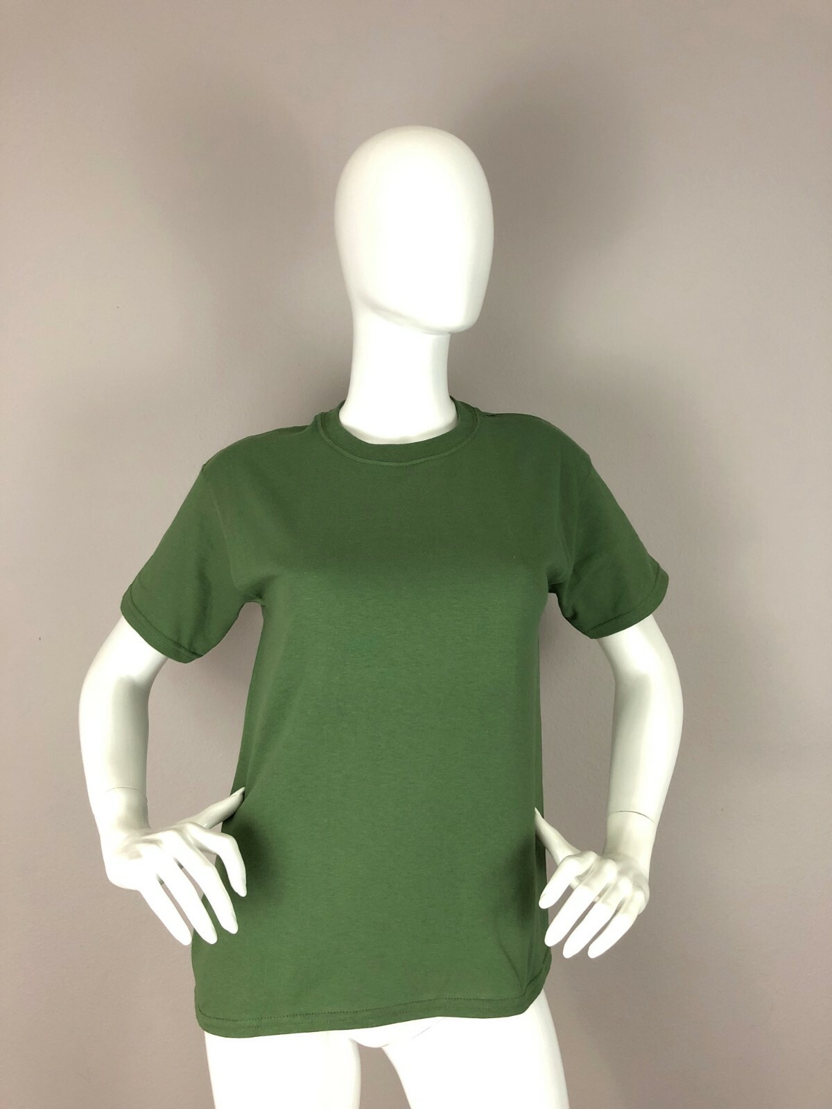 Gildan Heavy Cotton Simple Green Blank T Shirt Size M