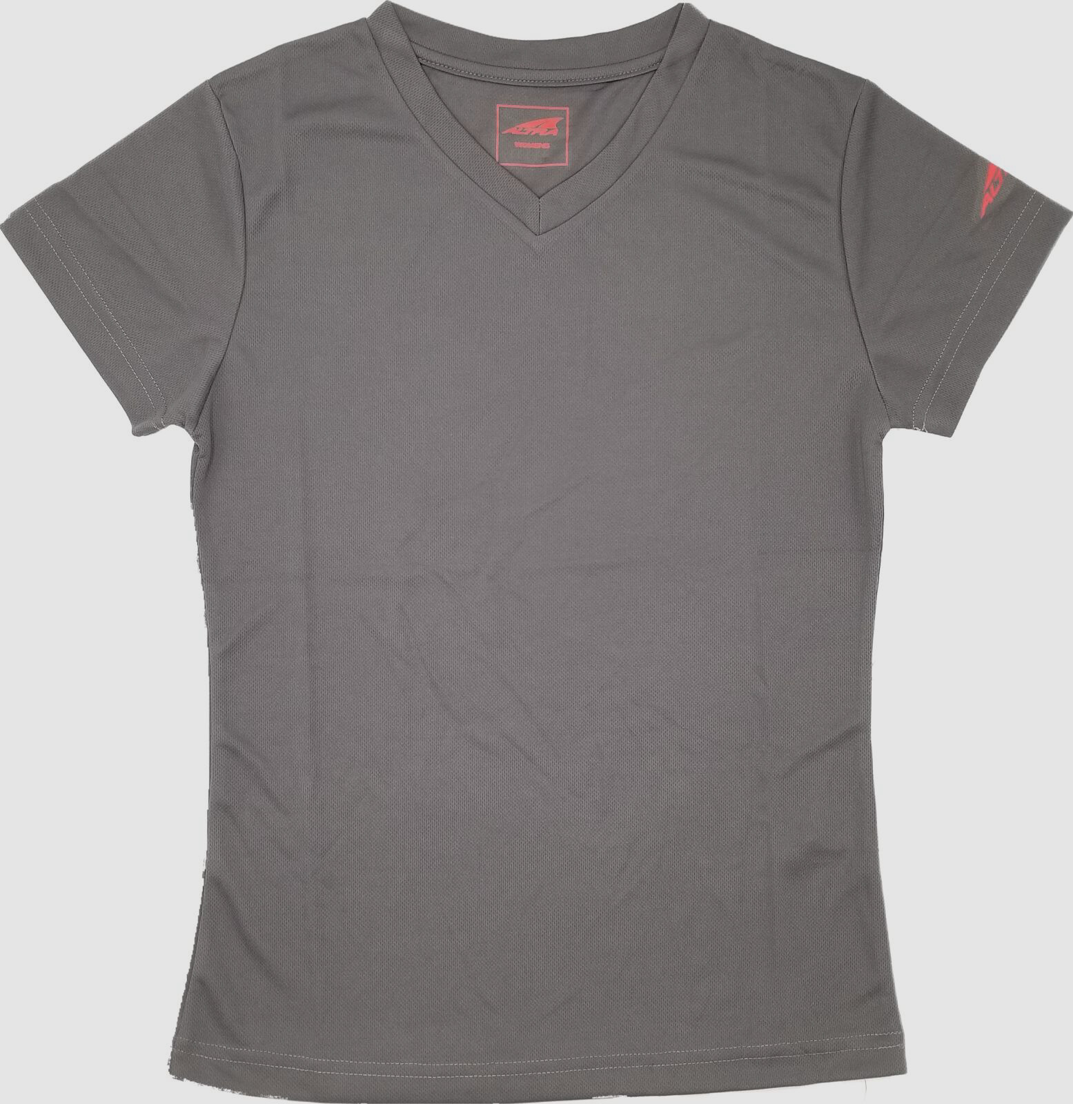 $95 Altra Women’s Gray V Neck Short Sleeve Running T-Shirt Top Size M
