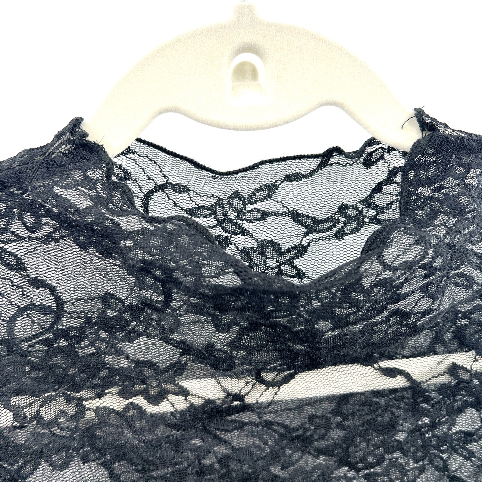 lace long sleeve high neck top whimsigoth goth grunge y2k retro witchy