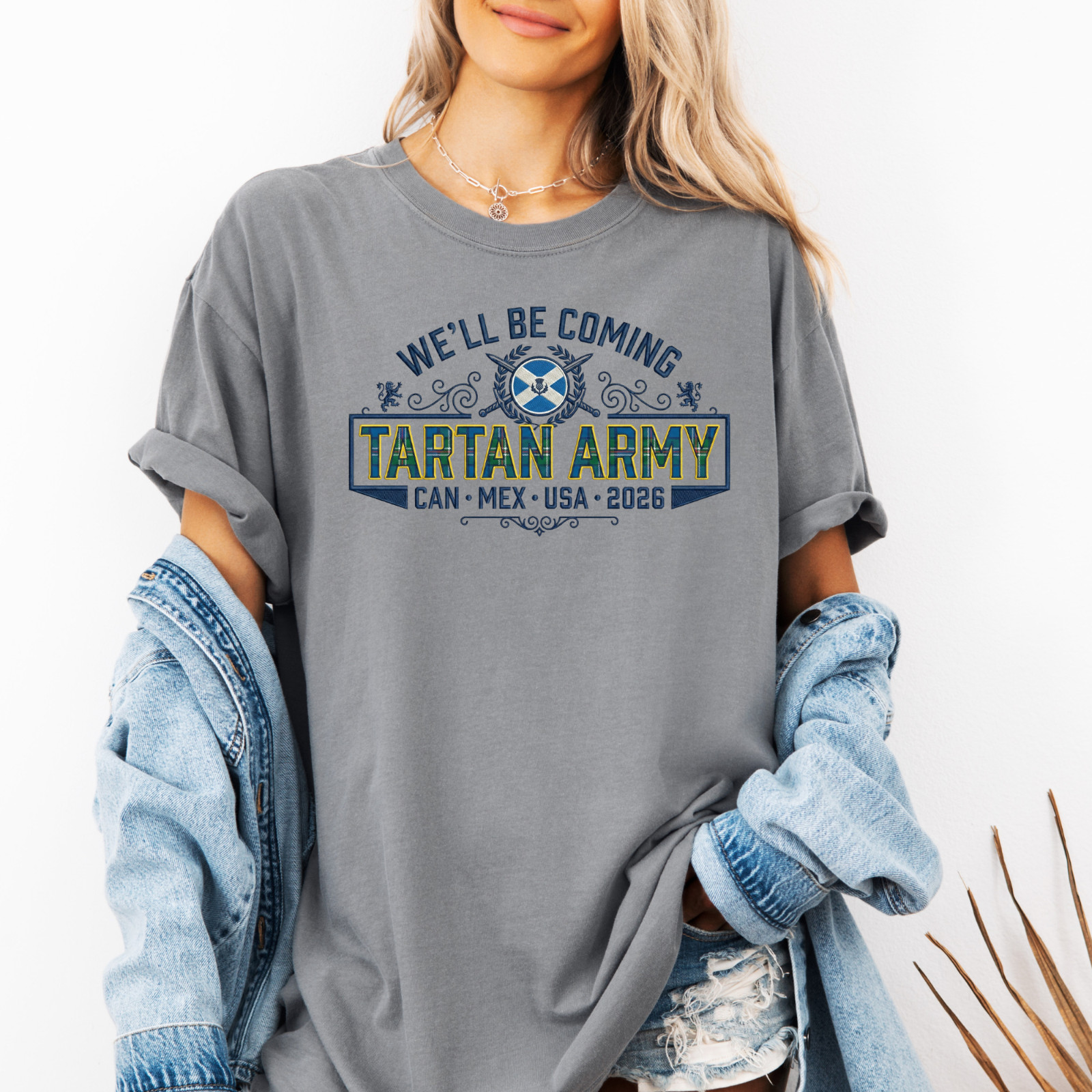 Tartan Army World Cup 2026 Shirt, Scotland Soccer We’ll Be Coming Tshirt