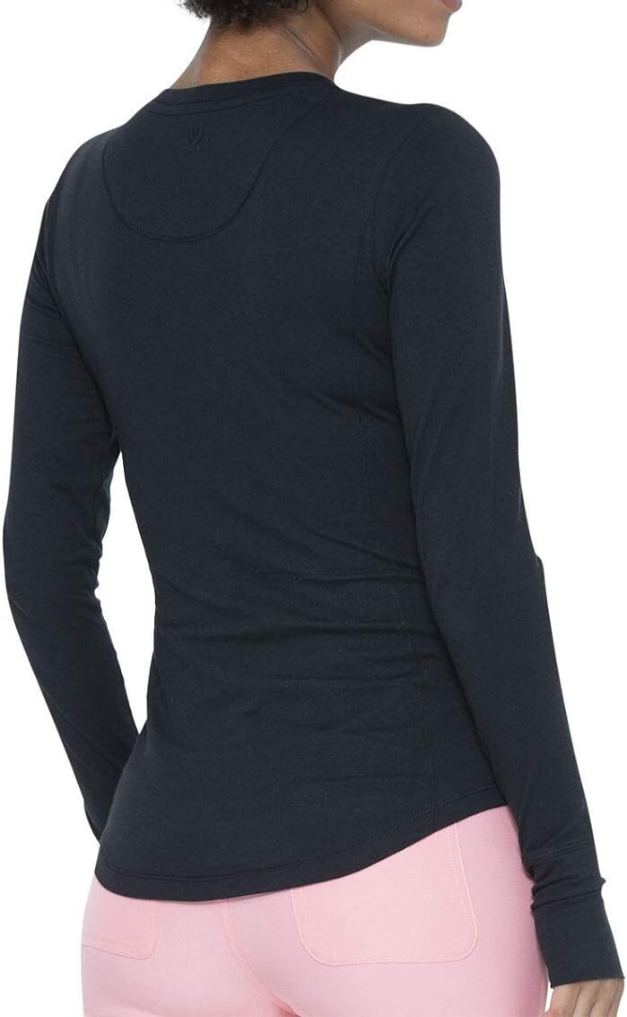Women’s DISNEY Minnie Mouse GOOD VIBES ONLY Black Long Sleeve Shirt, Heartsoul