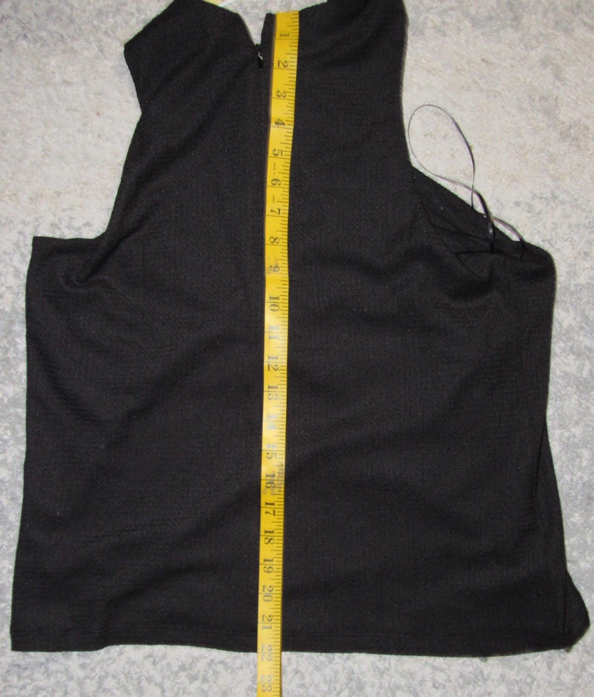 MICHAEL KORS BLACK WOMENS S SLEEVELESS BLOUSE TANK TOP AROUND NECK GOLD RING NEW