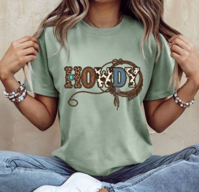 Howdy Western Graphic Tee, NWT, Size 3XL, Cowgirl Shirt, Rodeo, Country Girl