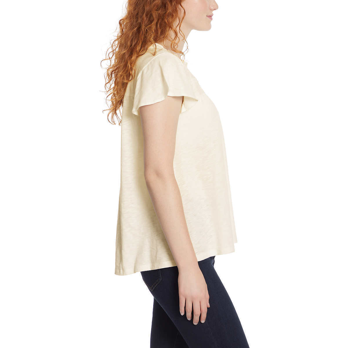 Ella Moss Ladies’ Lace Trim Knit Top *Choose Color & Size*