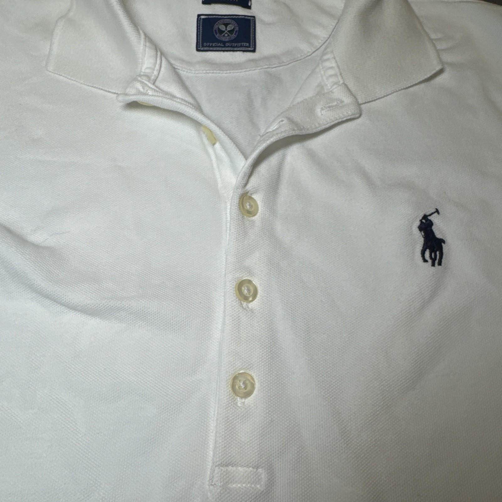 🔥🎾Wimbledon 2023 Polo Ralph Lauren Shirt, White & Navy – Women’s S/P