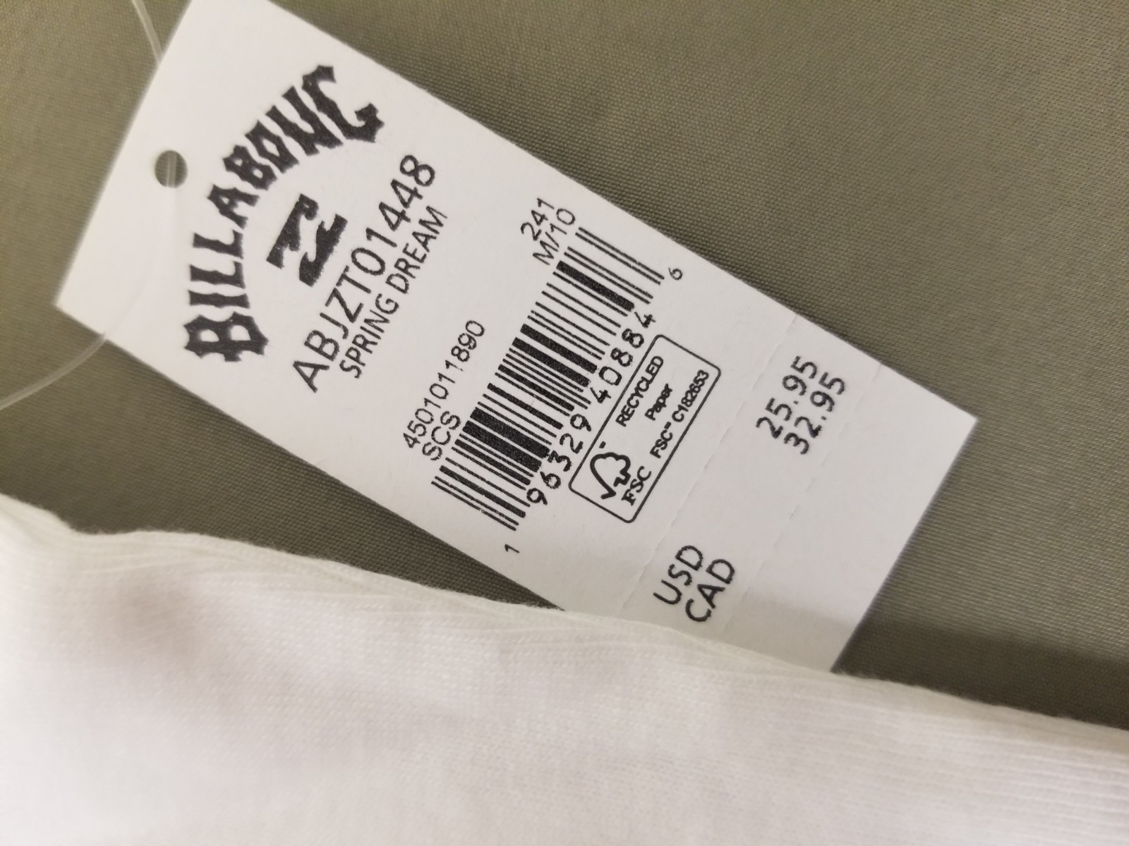New Billabong Womens Spring Dream Tank Top.