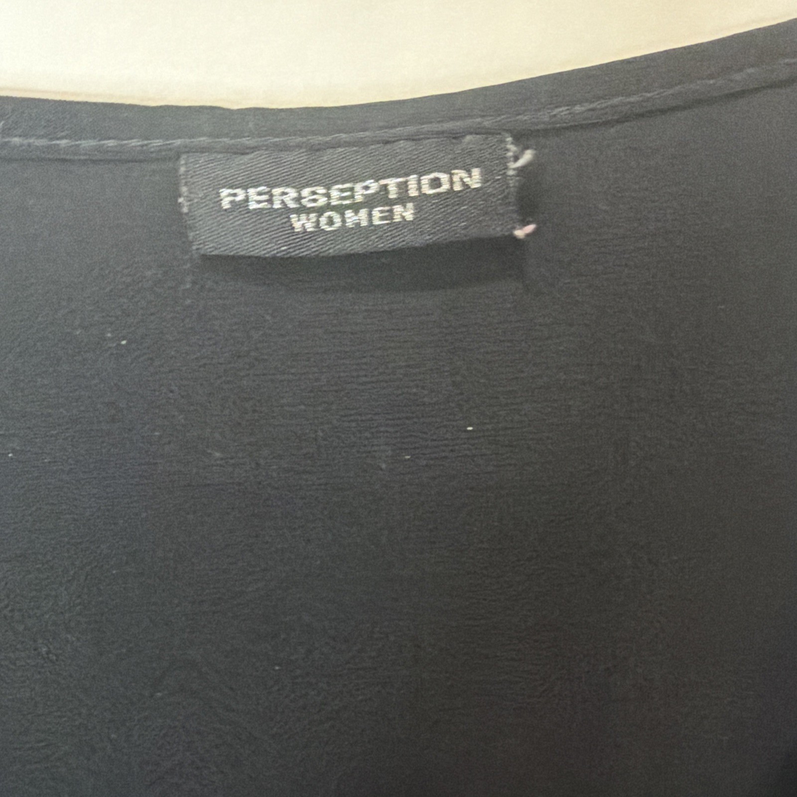 Perception Women’s 2XL Black Sleeveless Pullover Blouse Business Formal Casual