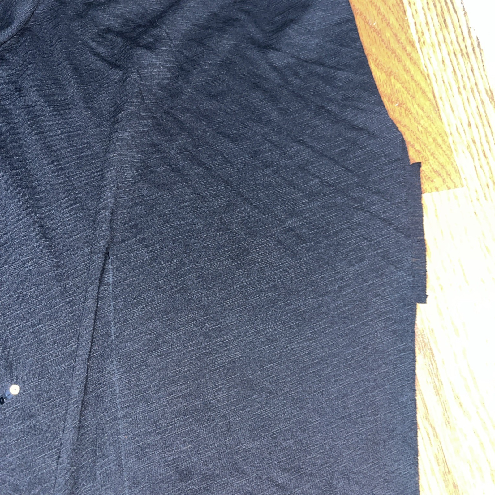 Miss Me Black Top Shirt Rayon Studded Firework Sparkle Design Size L