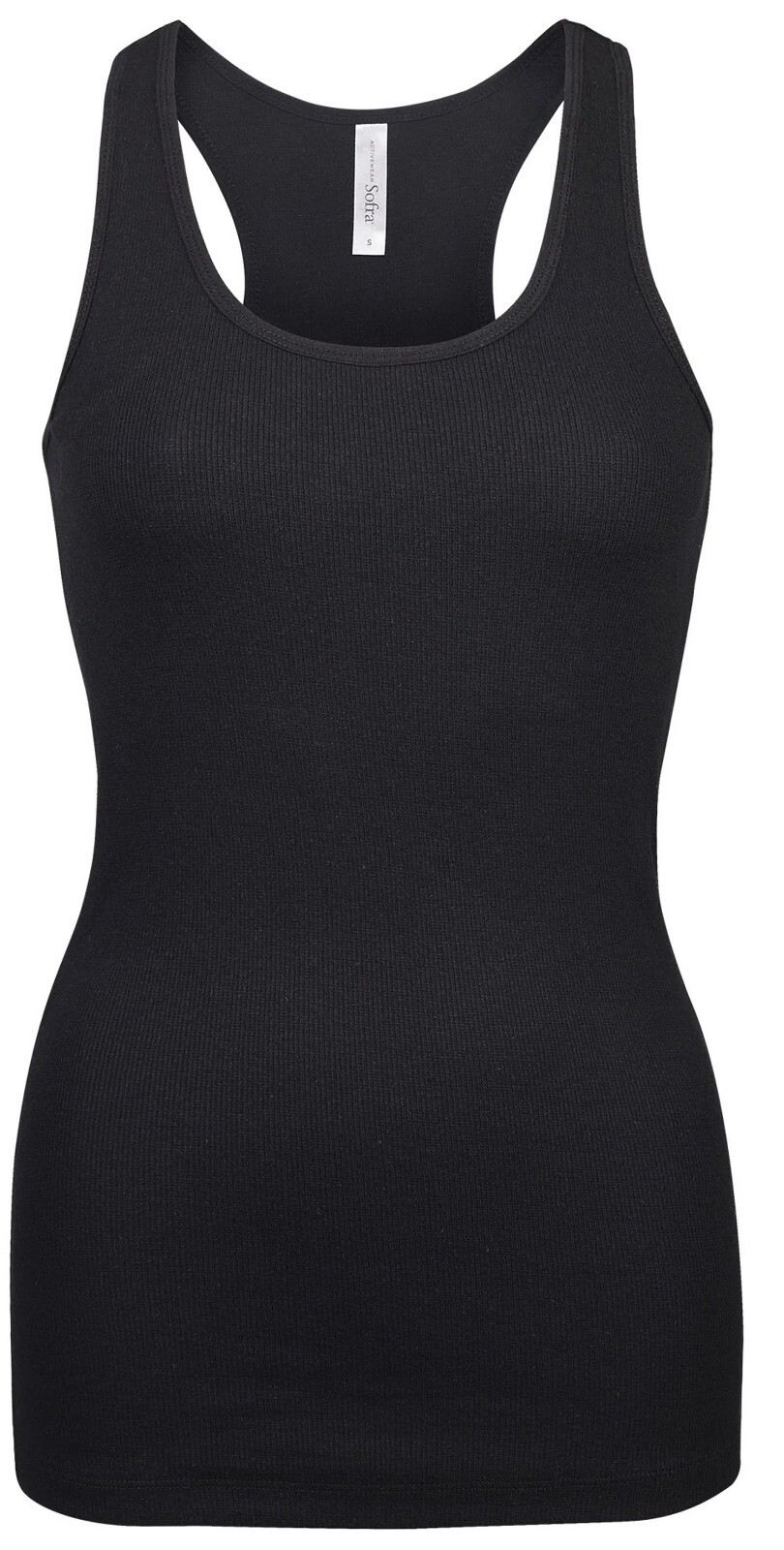 Women’s Tank Top Premium Cotton Basic Soft Stretchy Ribbed Knit Racerback Solids