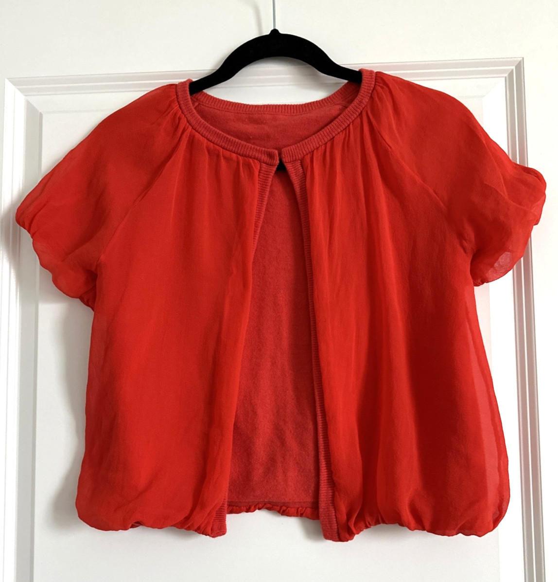 100 % Silk & 100% Cashmere Blouse Women’s Size S (#F)