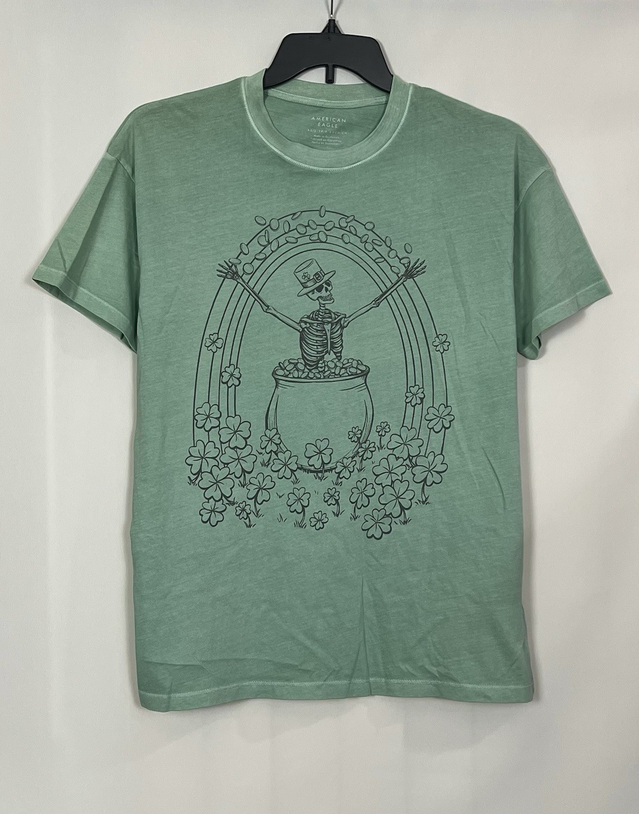 American Eagle Women’s Oversized Fourth Of July Fire Work Graphic Tee Size XS/S