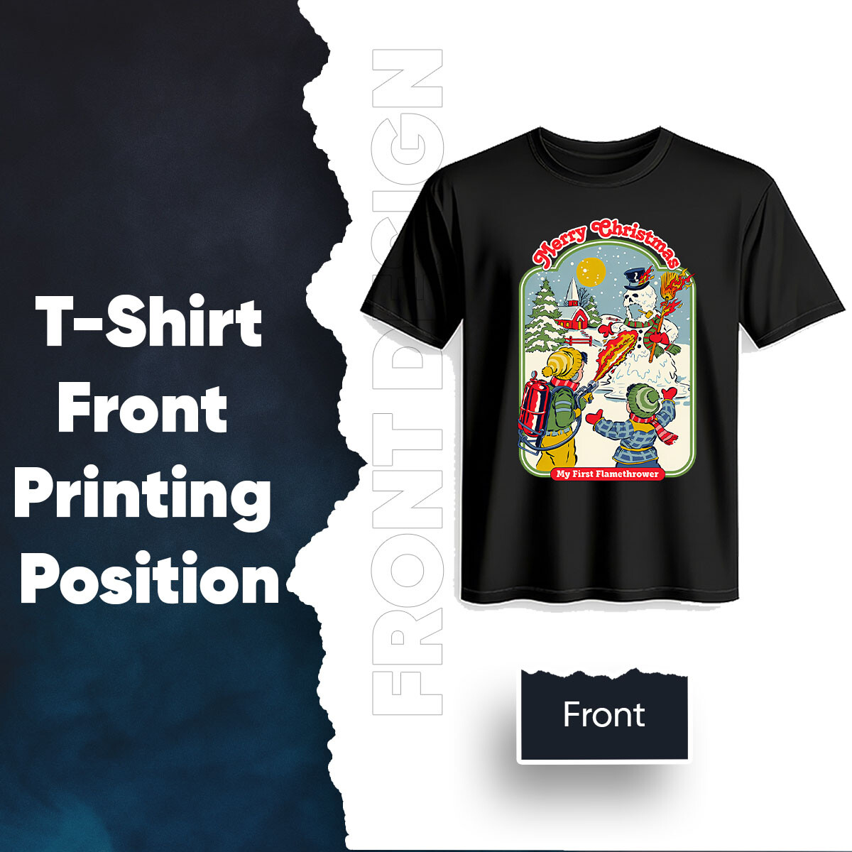 My First Flamethrower 90s Bold Statement T Shirt #SR#T433