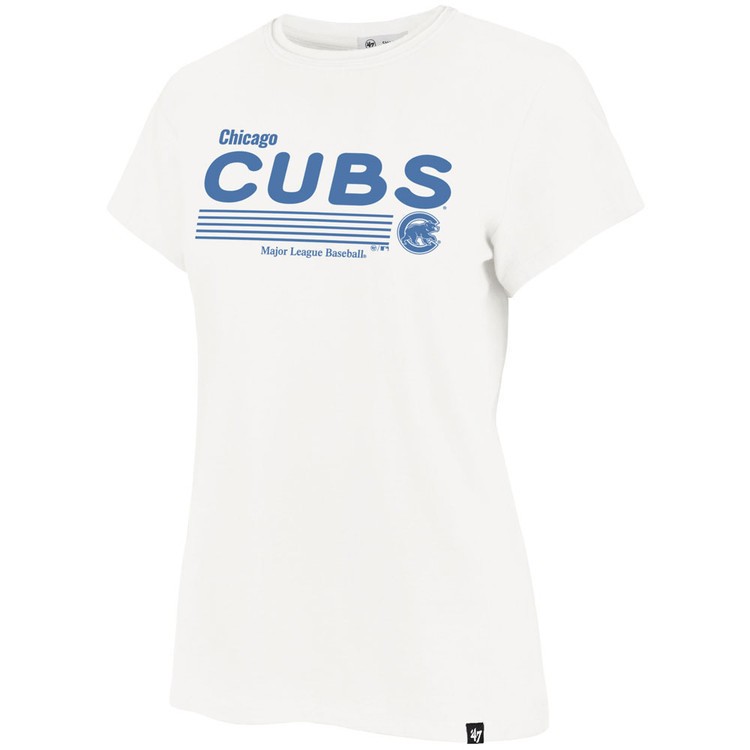 ’47 Womens Chicago Cubs Harmonize Frankie Tee in White Sz XL