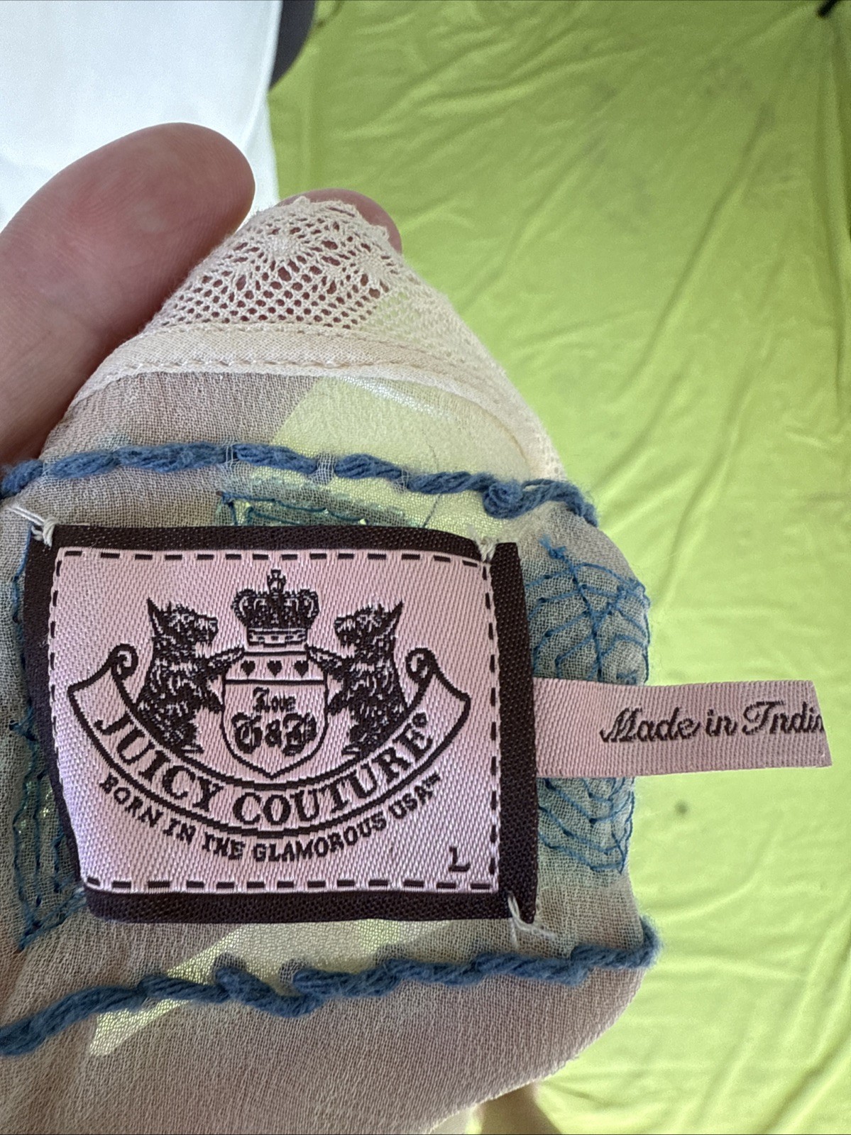 Juicy couture Silk beaded top