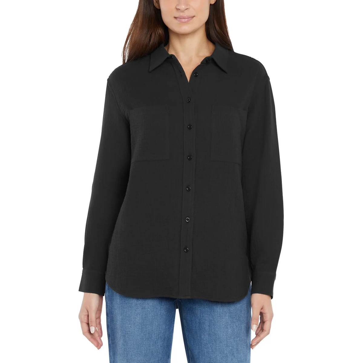 Gap Women’s Gauze Button Front Shirt