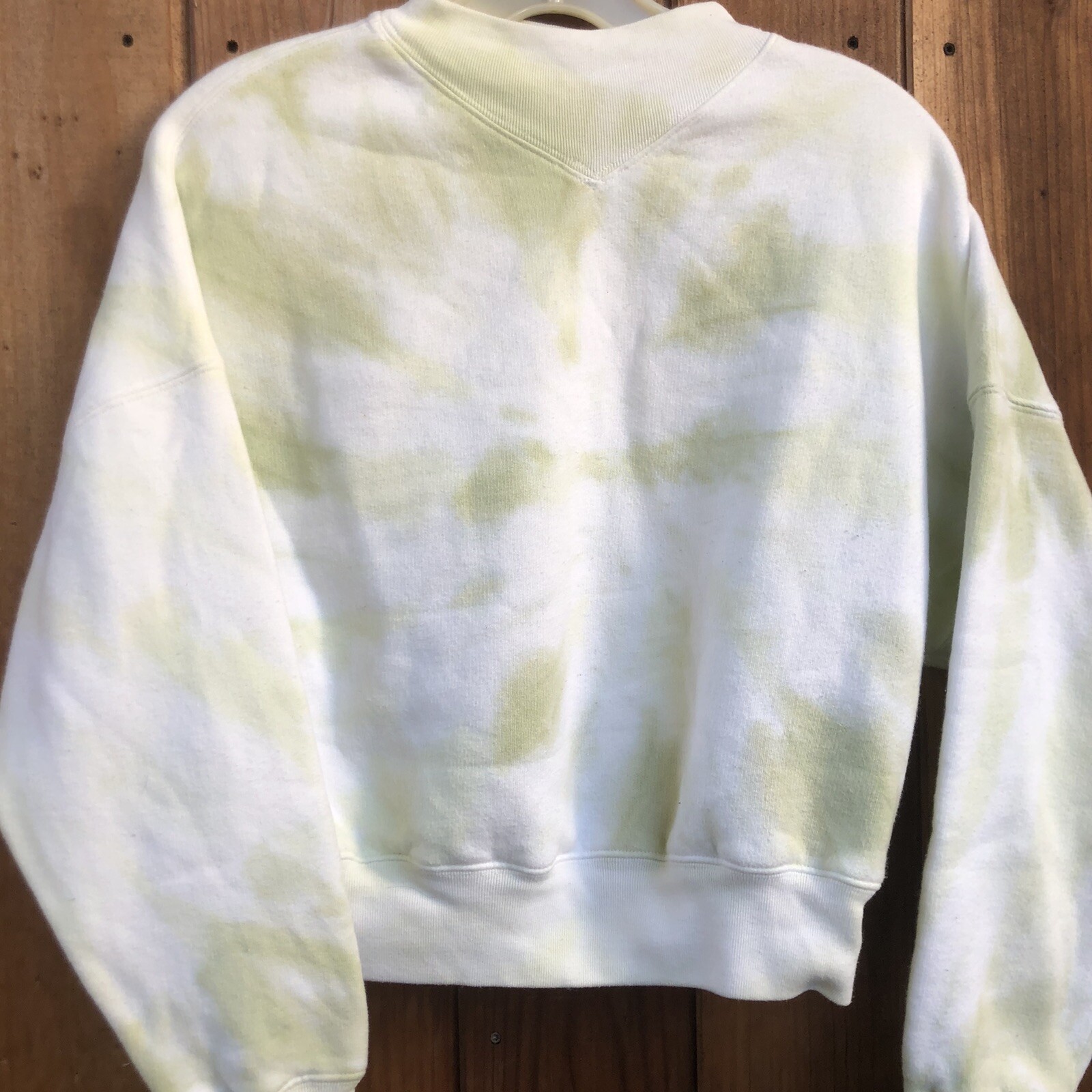 Wilfred Free Sweat Shirt By Aritzia Painted Soft Cloud Splotches Size XS