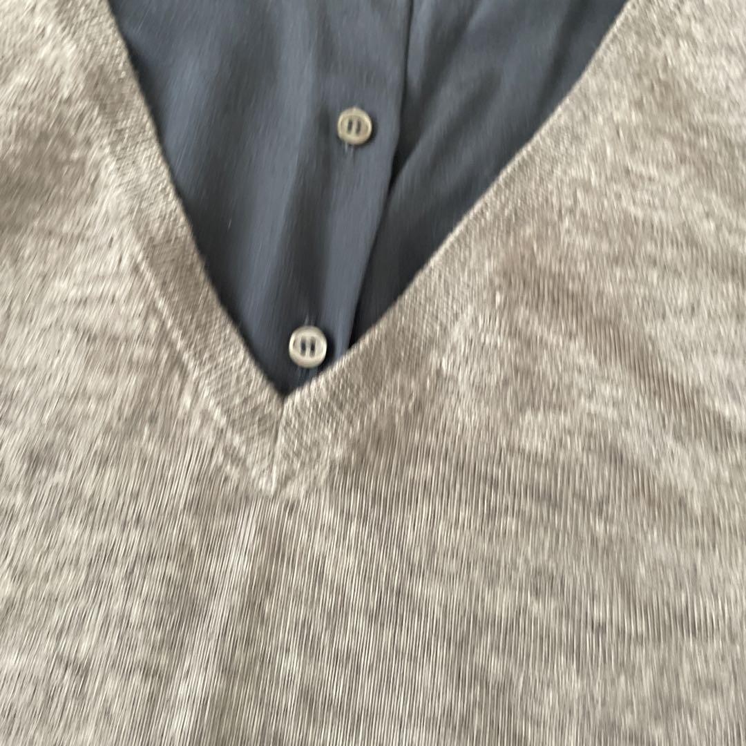 miumiu grey navy tunic size 40 length 30 inches