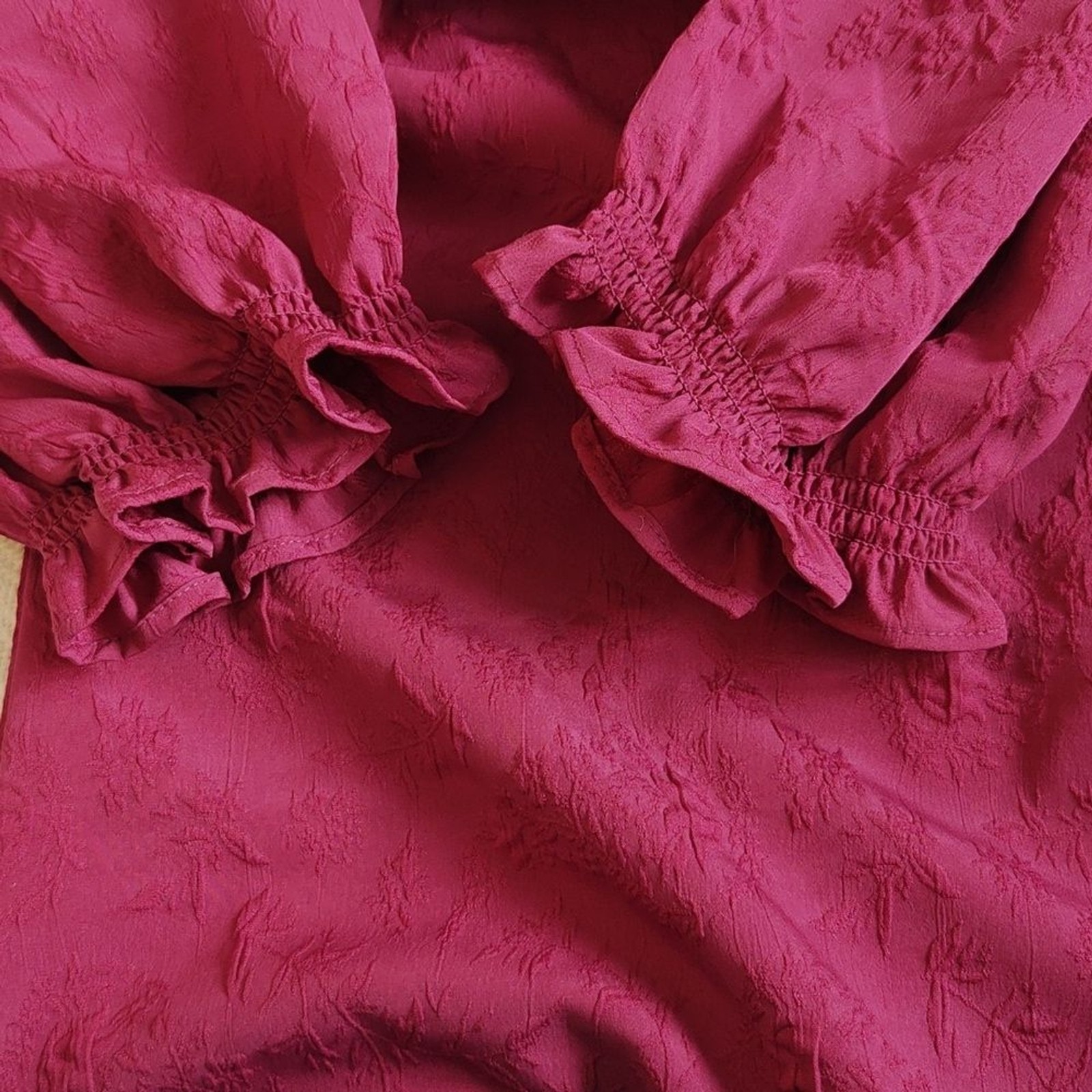 🔥 2/$10 3/$12 Ted Baker Burgundy Blouse
