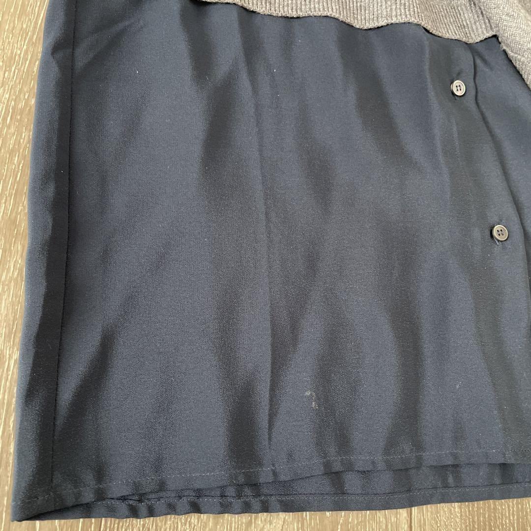 miumiu grey navy tunic size 40 length 30 inches