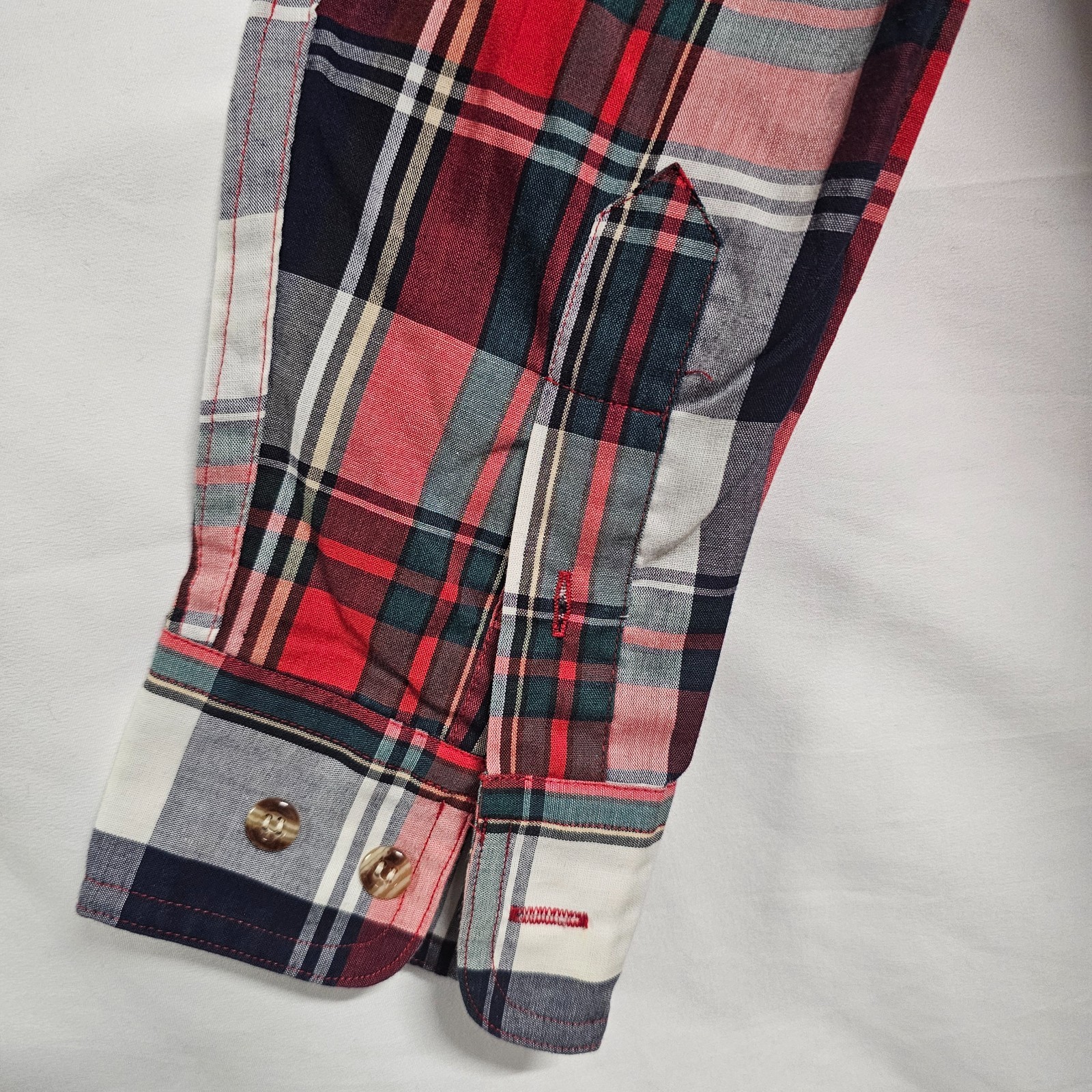 Mervyn’s Casual Top Blouse Shirt Women Size 16 Plaid