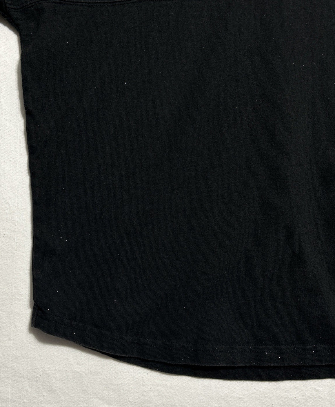 Howl O Scream Black Sparkly w Purple Moons Eye Crystal Ball Spirit Jersey Small