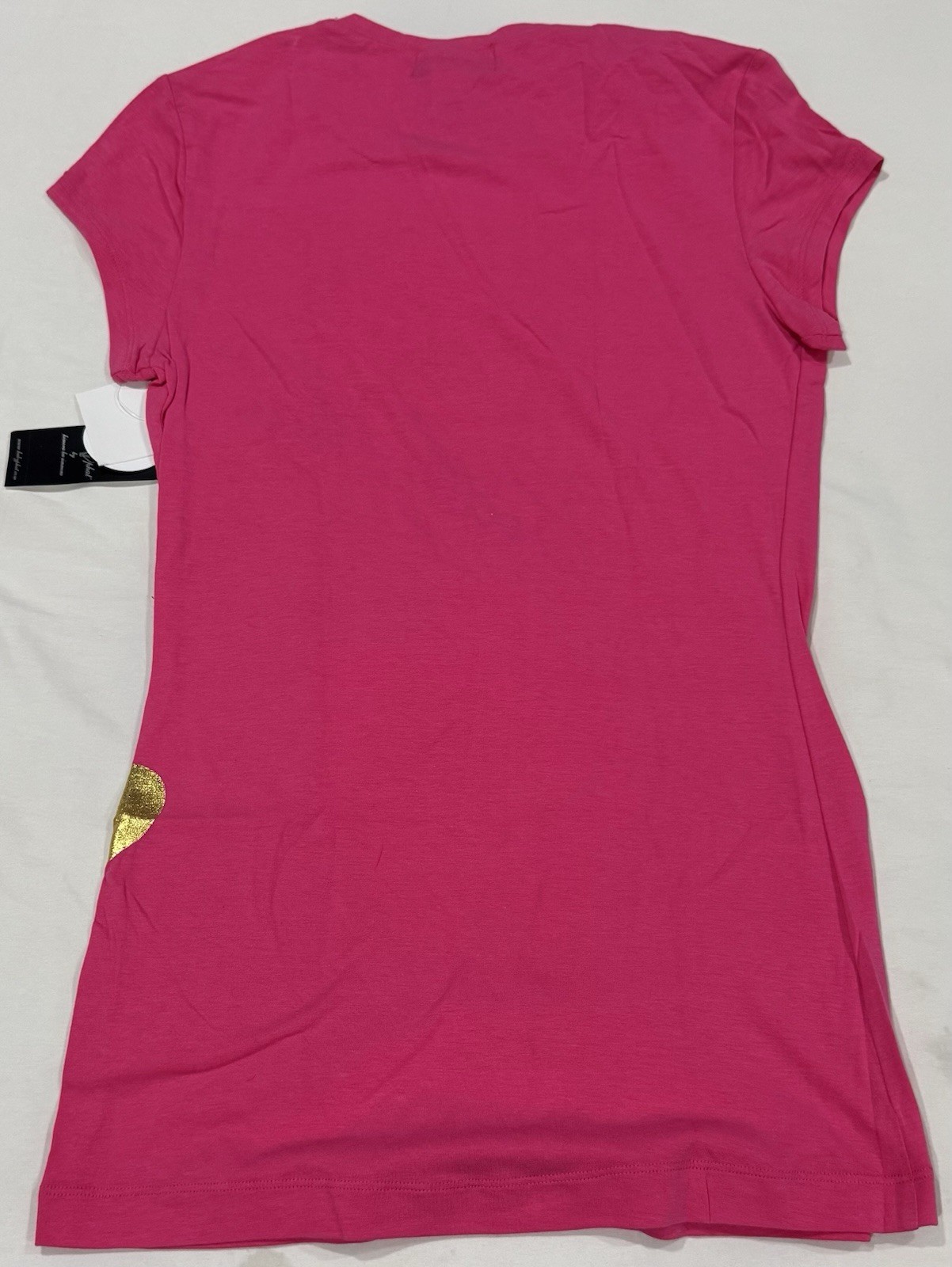 Baby Phat Jean CO Hot Pink Short Sleeve Shirt Size L NWT
