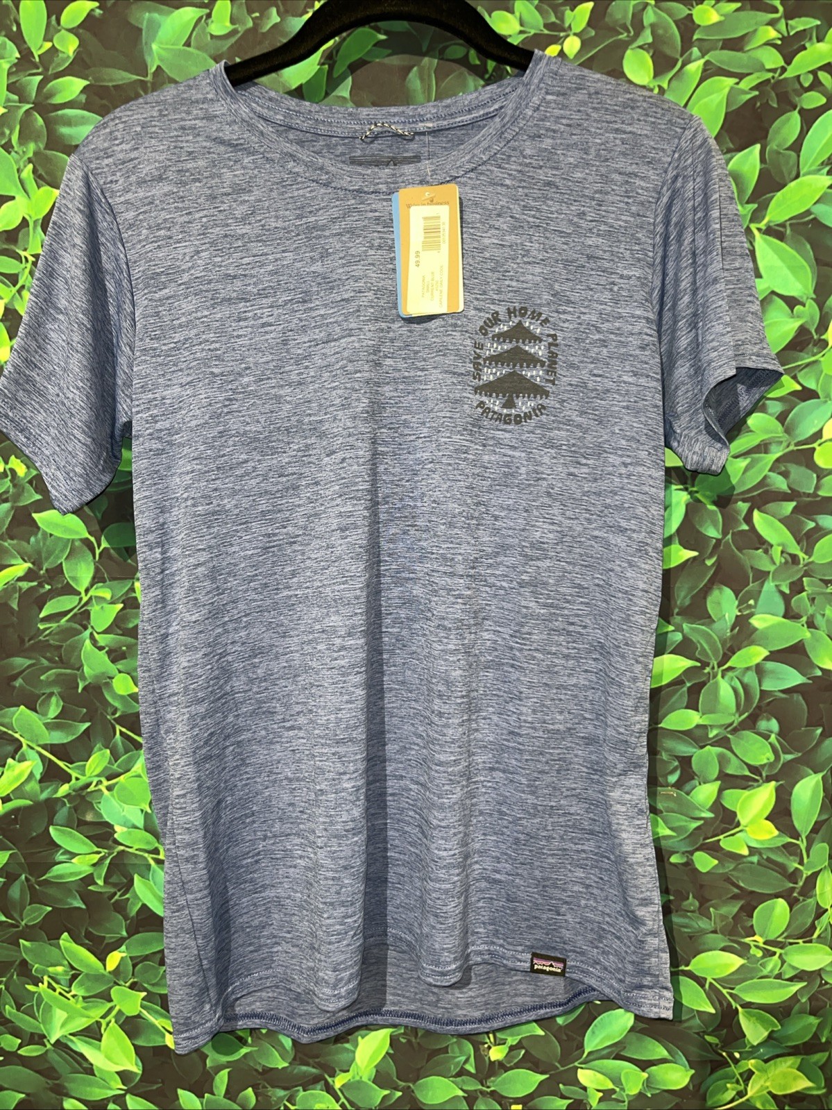Size S- Patagonia Current Blue Capilene Daily Cool Tee Shirt Women’s