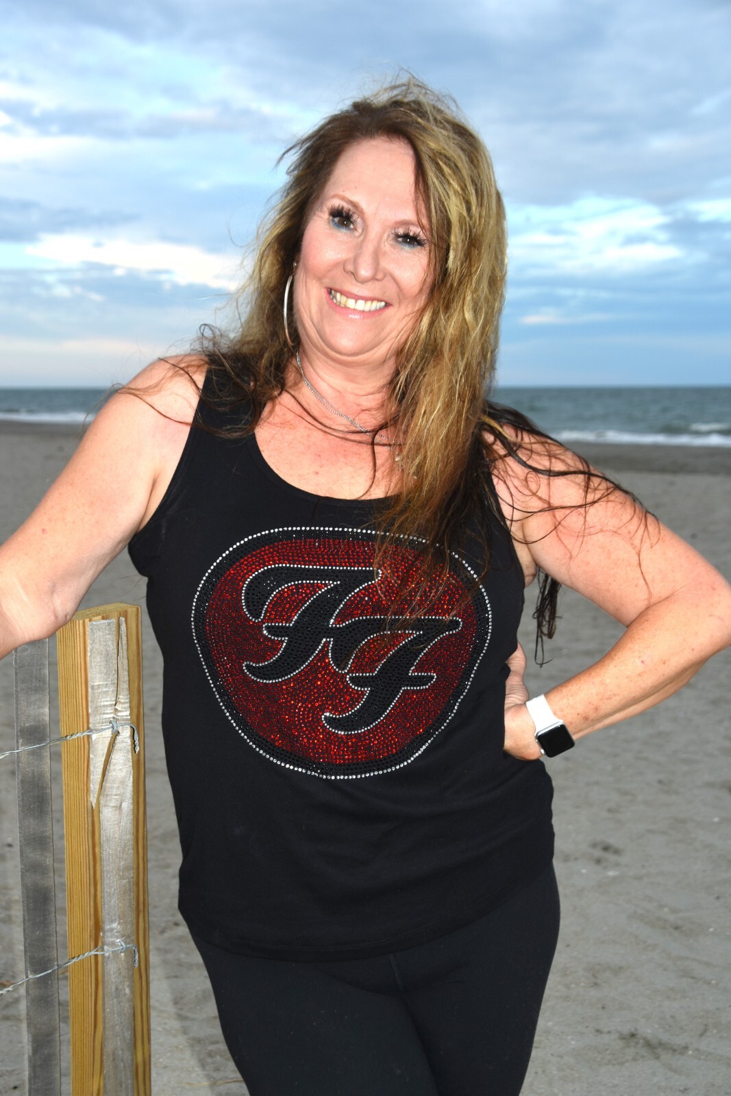 Foo Fighters rhinestone bling shirt or tank XS S M L XL XXL 1X 2X 3X 4X 5X
