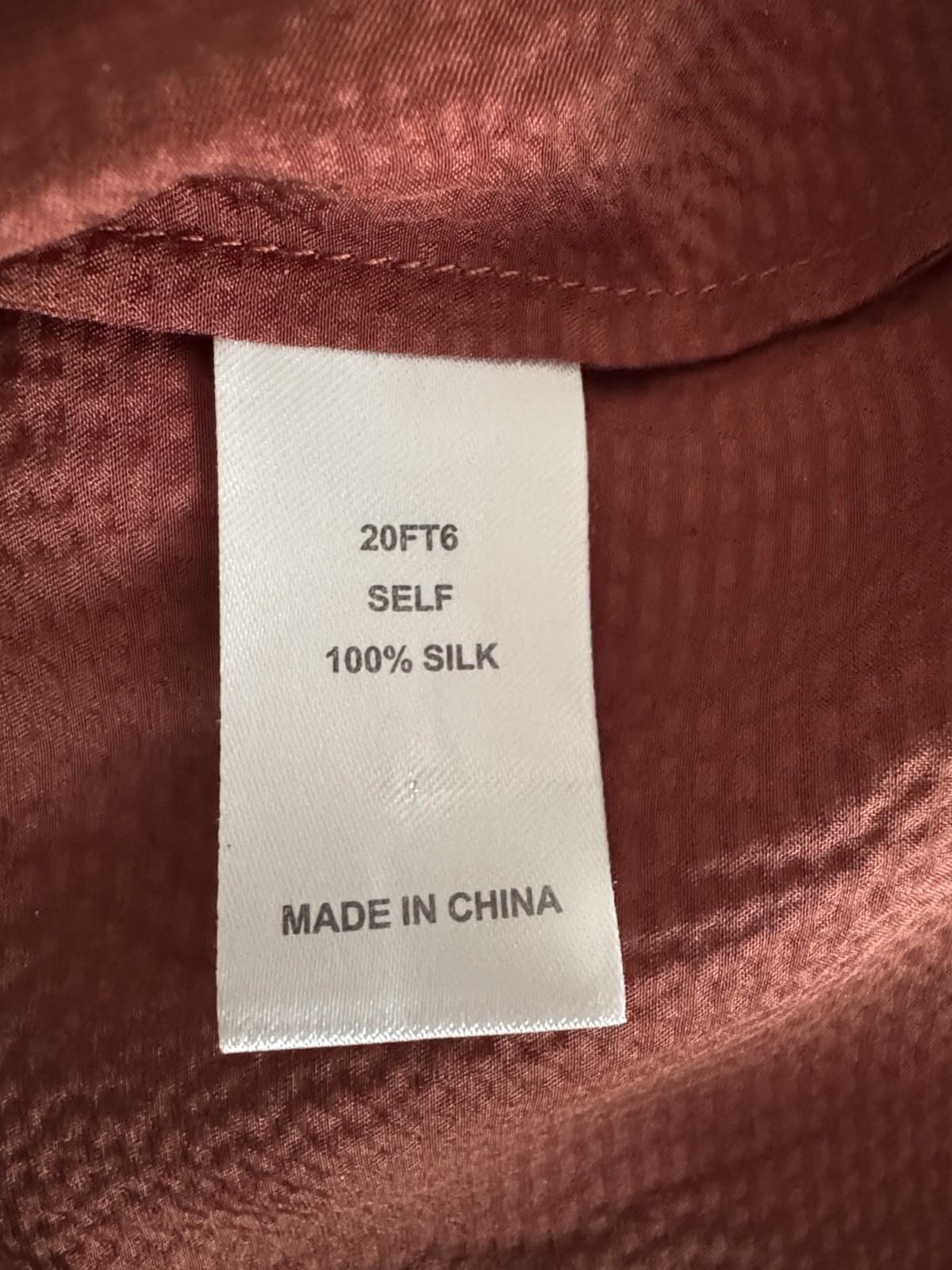 HUNTER BELL New York Ginger/Rust 100% Silk Ruffles Shoulder Blouse Size Small
