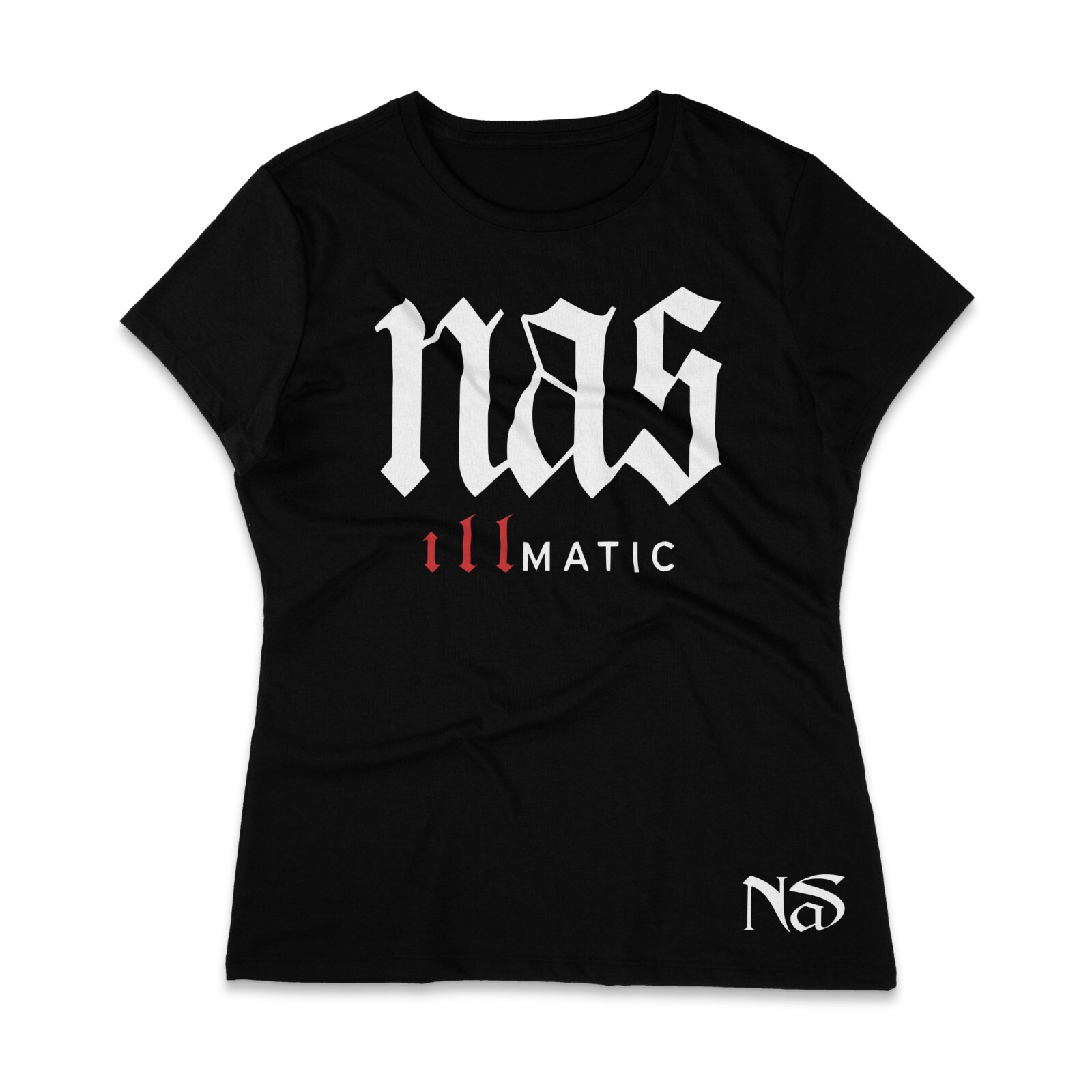 Illmatic Nas 90’s Hip Hop Rap Music Graphic Design Women’s Black T-Shirt S-4XL