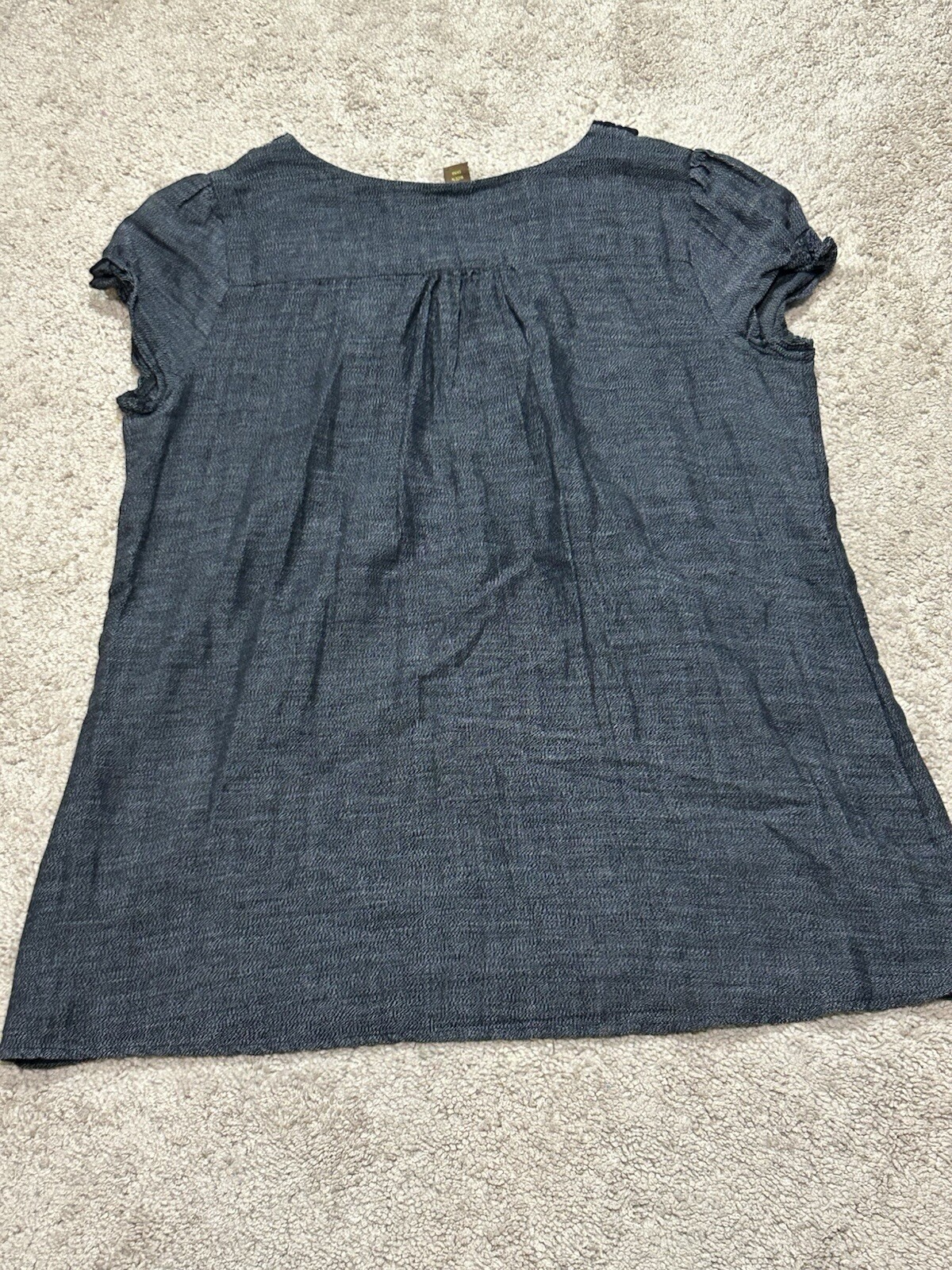 Cooper Key Womens Shirt Size Medium Multicolor Embellished Classic Dressy