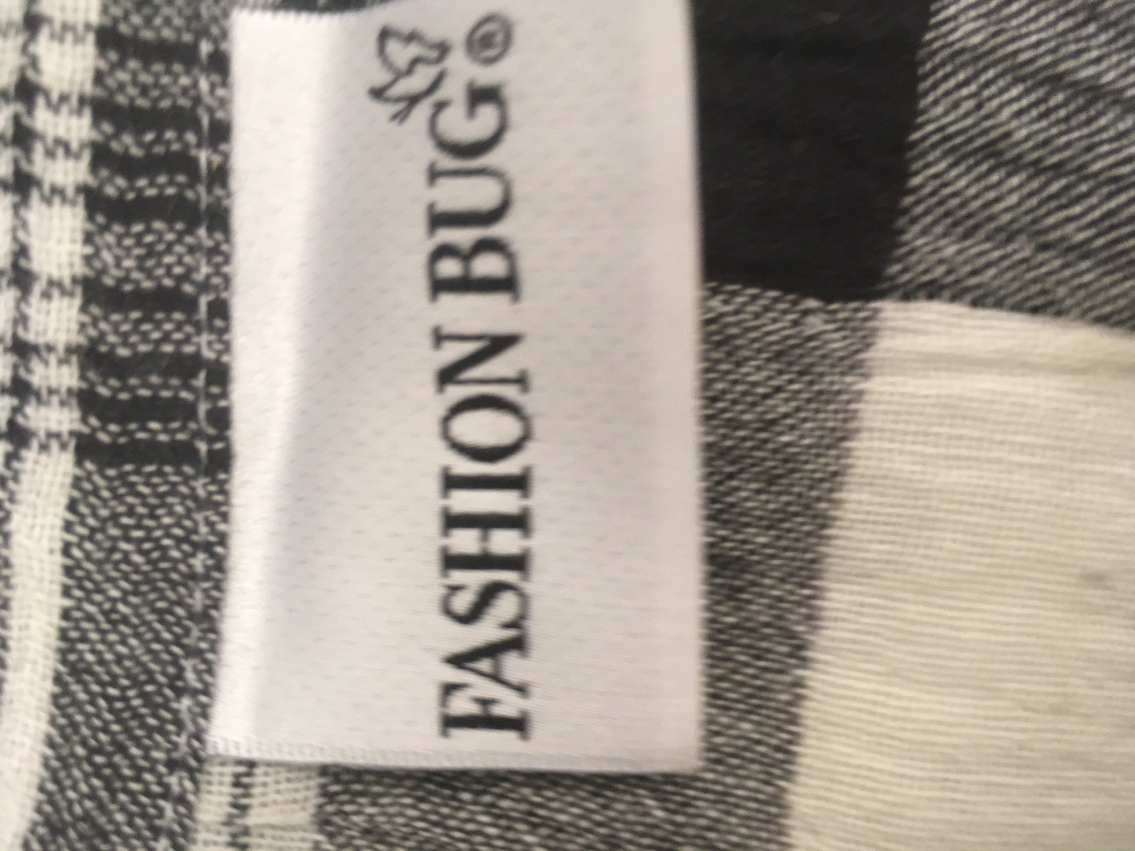 Womens shirt Fashion Bug black white Plaid 14 1618 20 22 24 26 28 30 32 NEW