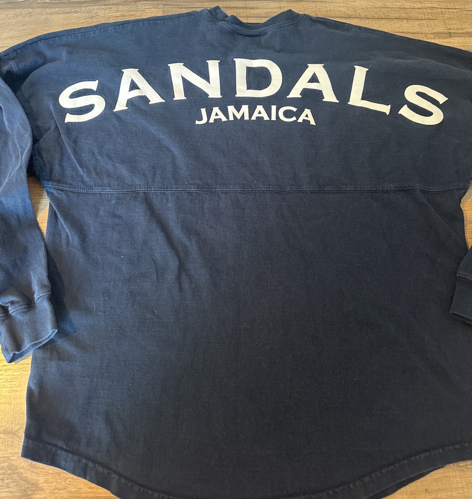Sandals Jamaica S Spirit Jersey Navy Blue Scoop Medium White Shoulder Imprint