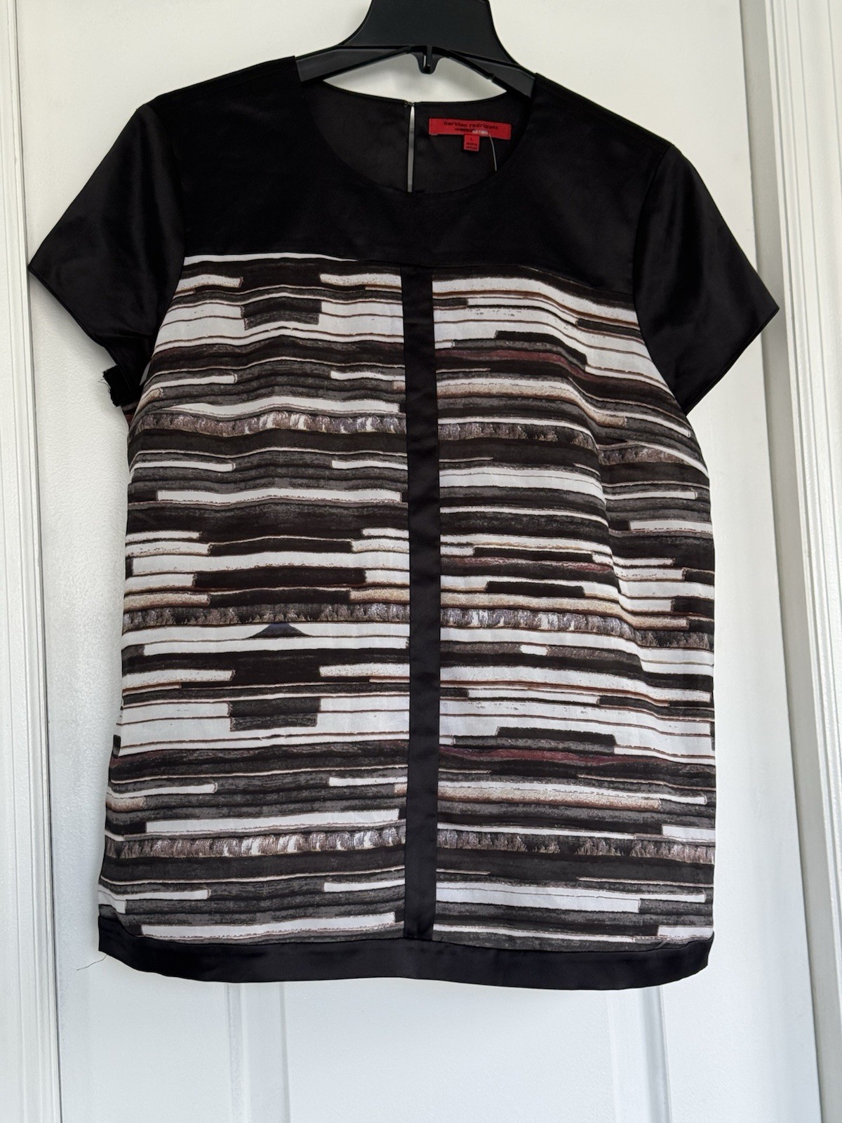 Narciso Rodriguez Black and multicolor Women Top