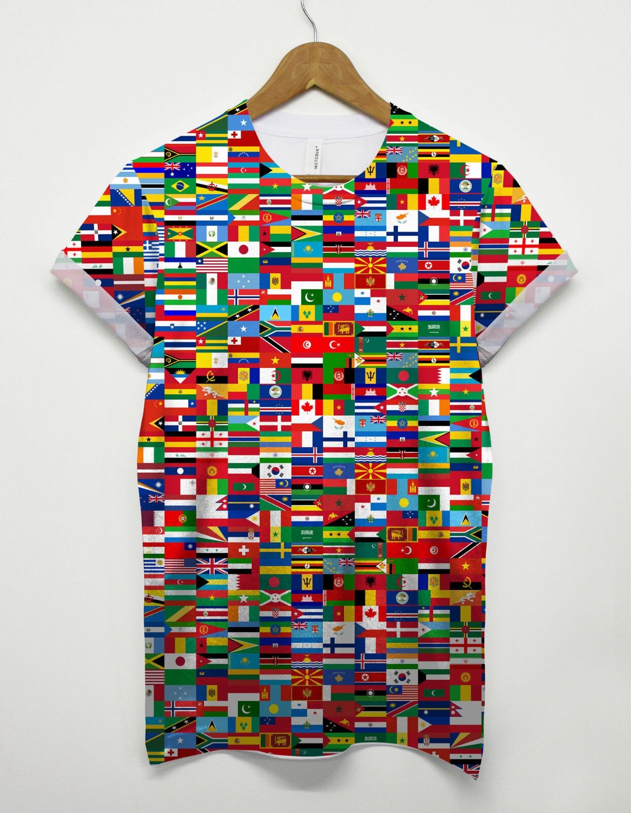 Square Flags All Over T Shirt Flag International Worldwide Sport Indie Hipster
