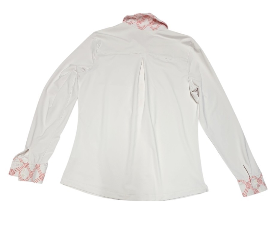 Women’s Fairway & Greene Long Sleeve Shirt Medium Performance Polo