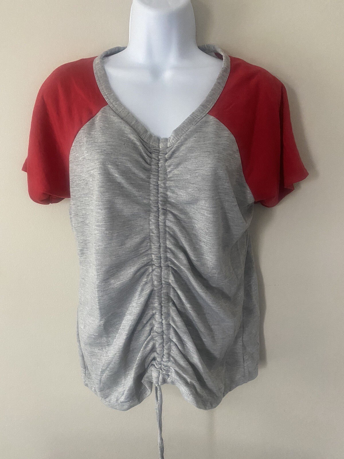 ROUGE COLLECTION WOMENS BUNCHED FRONT WITH DRAWSTRING TOP SIZE 4X LARGE NWT