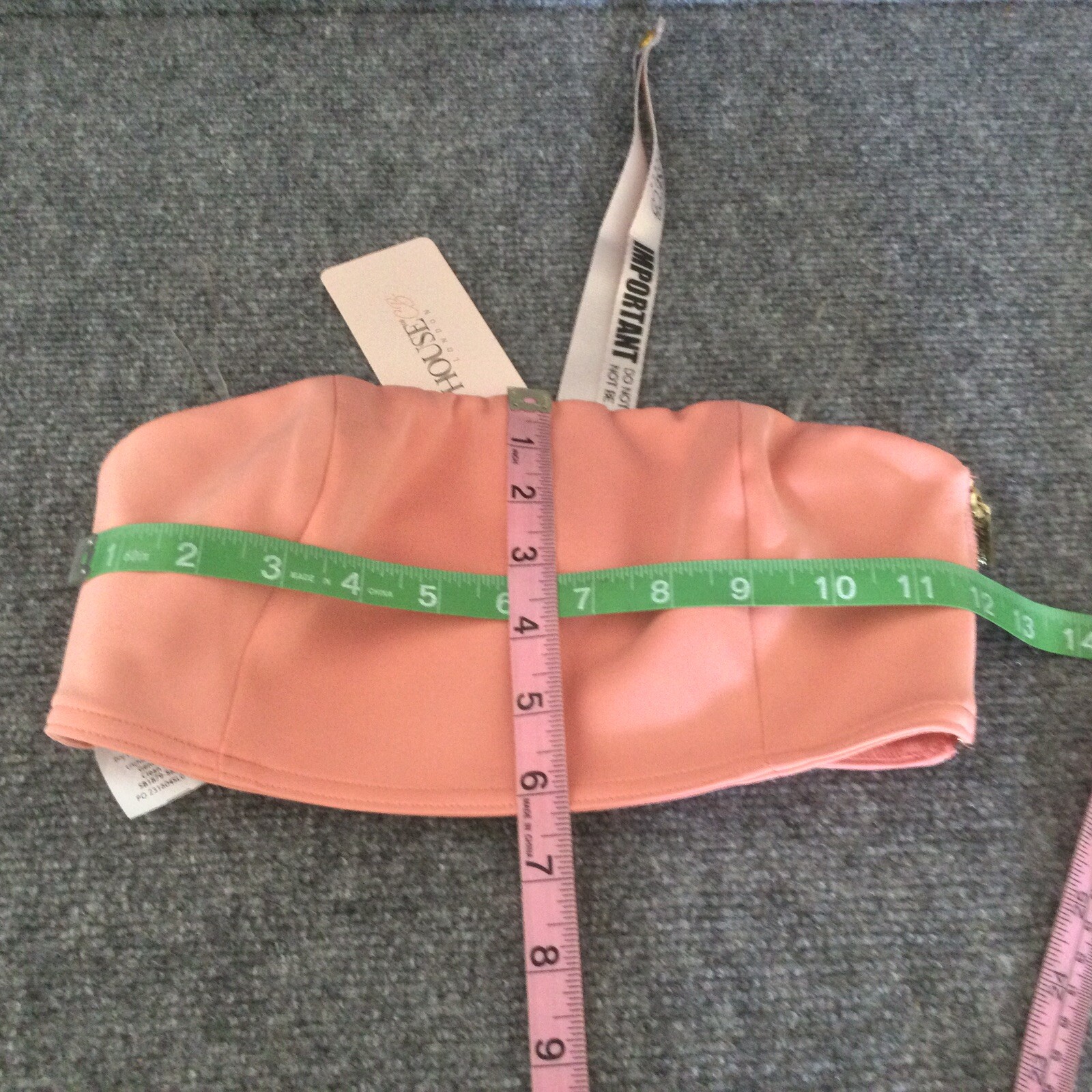 House Of CB Sajida Bandeau Top Size XS Women Strapless Crop
