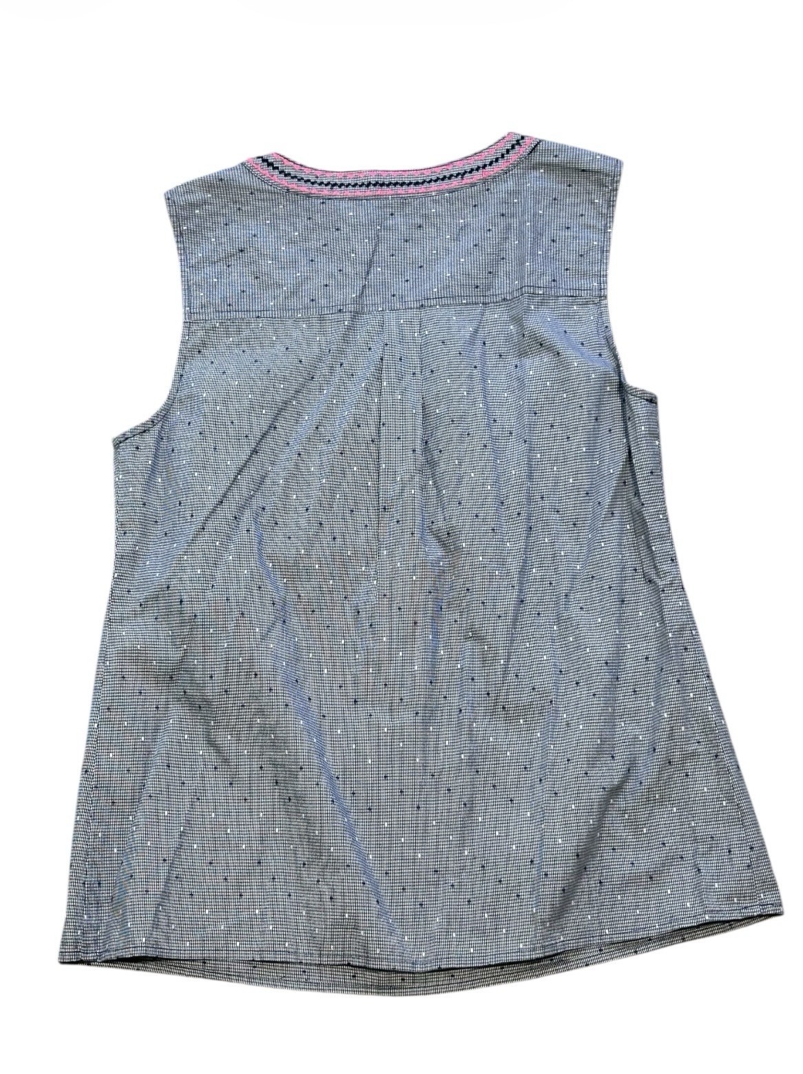 Vineyard Vines Neon Embroidered Top S | Yarn-Dyed Dobby 100% Cotton | NWT