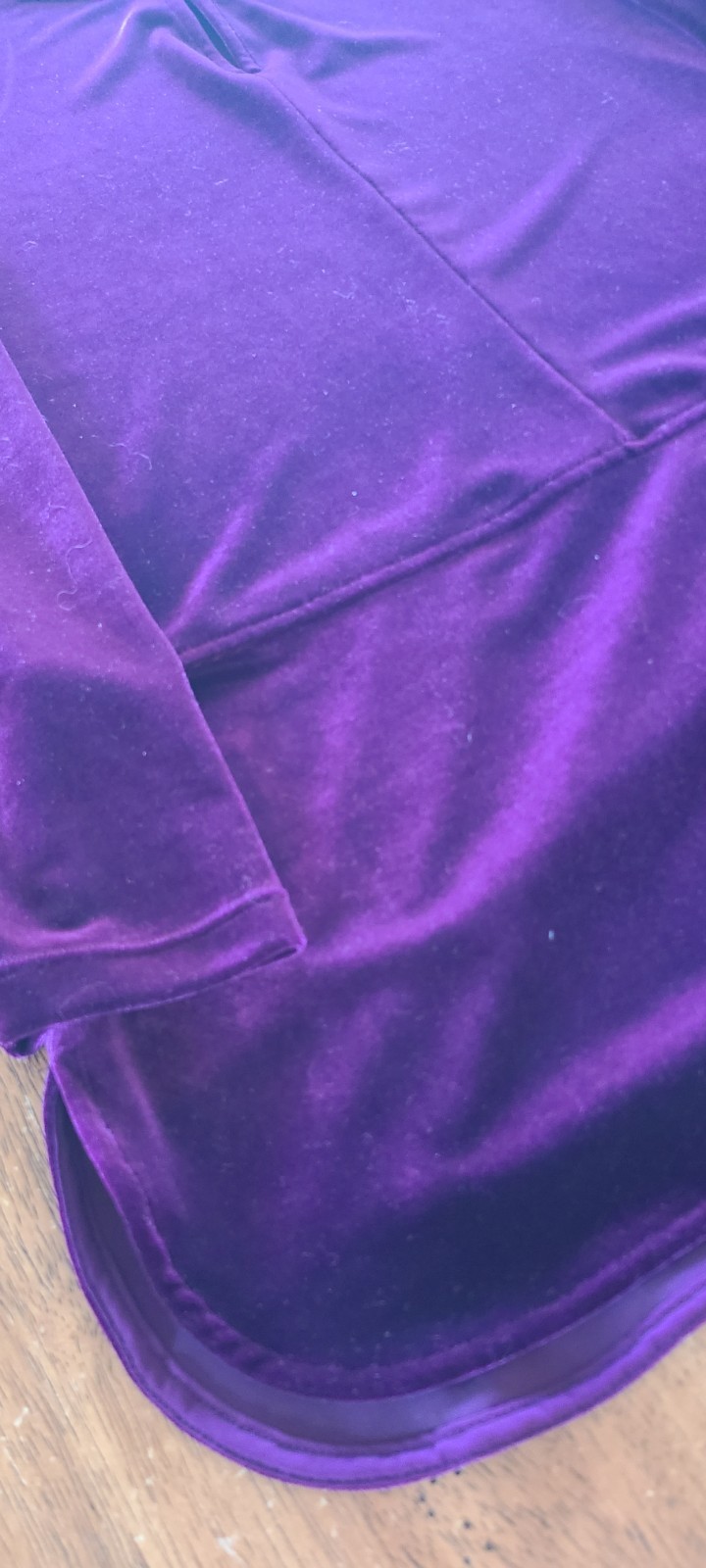 Lauren Ralph Lauren Women’s Purple Velvet Keyhole Front Blouse Tunic Top Size PL