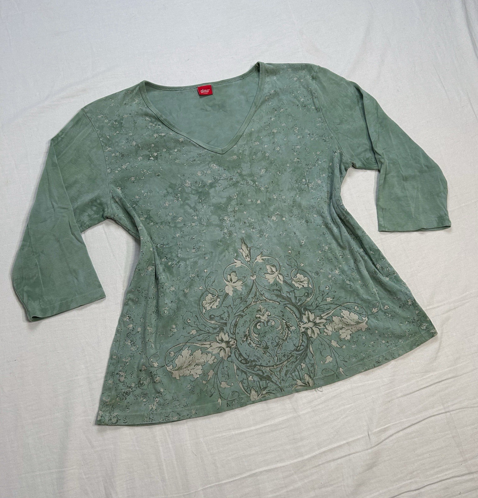 VTG Babydoll Y2K Fairycore Long Sleeve 2X Frutiger Aero Save The Queen/JPG Style