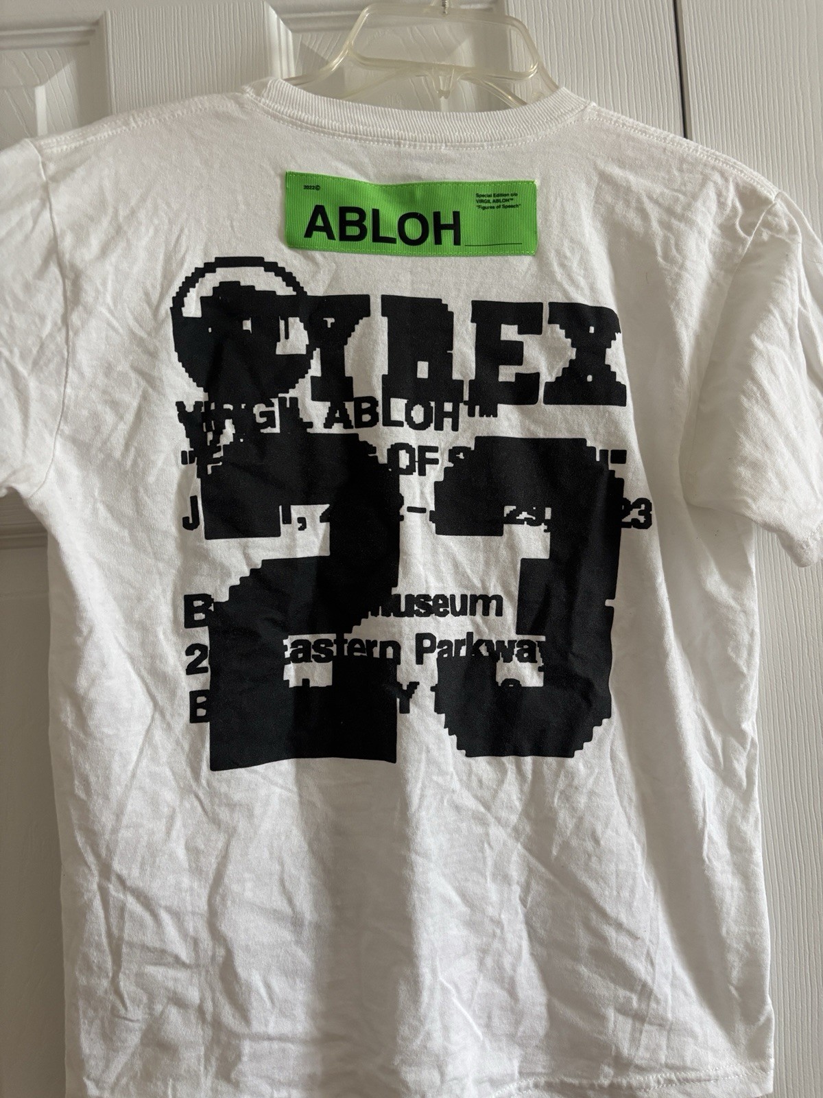 Virgil Abloh Special Edition Figure of Speech T-Shirt Youth M/Womens S