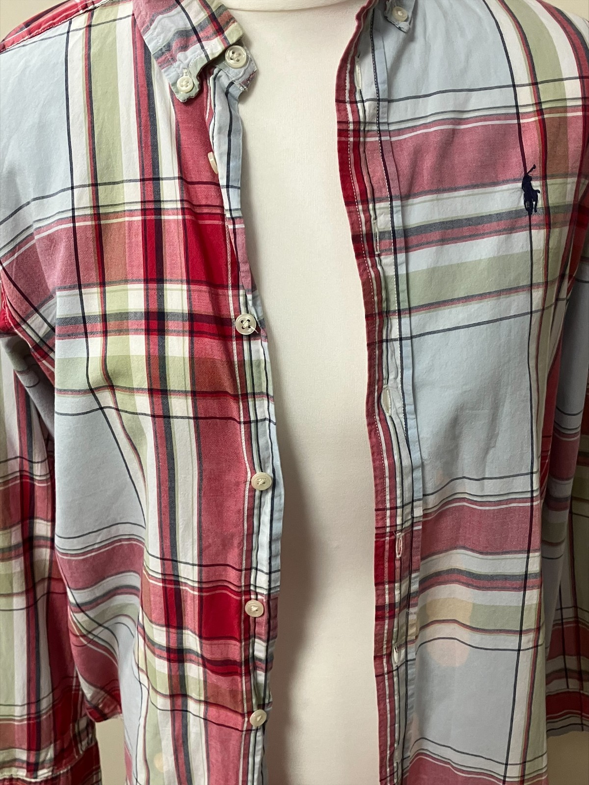 Lovely Ralph Lauren 100% Cotton Blouse Size L (16/18) [CM]