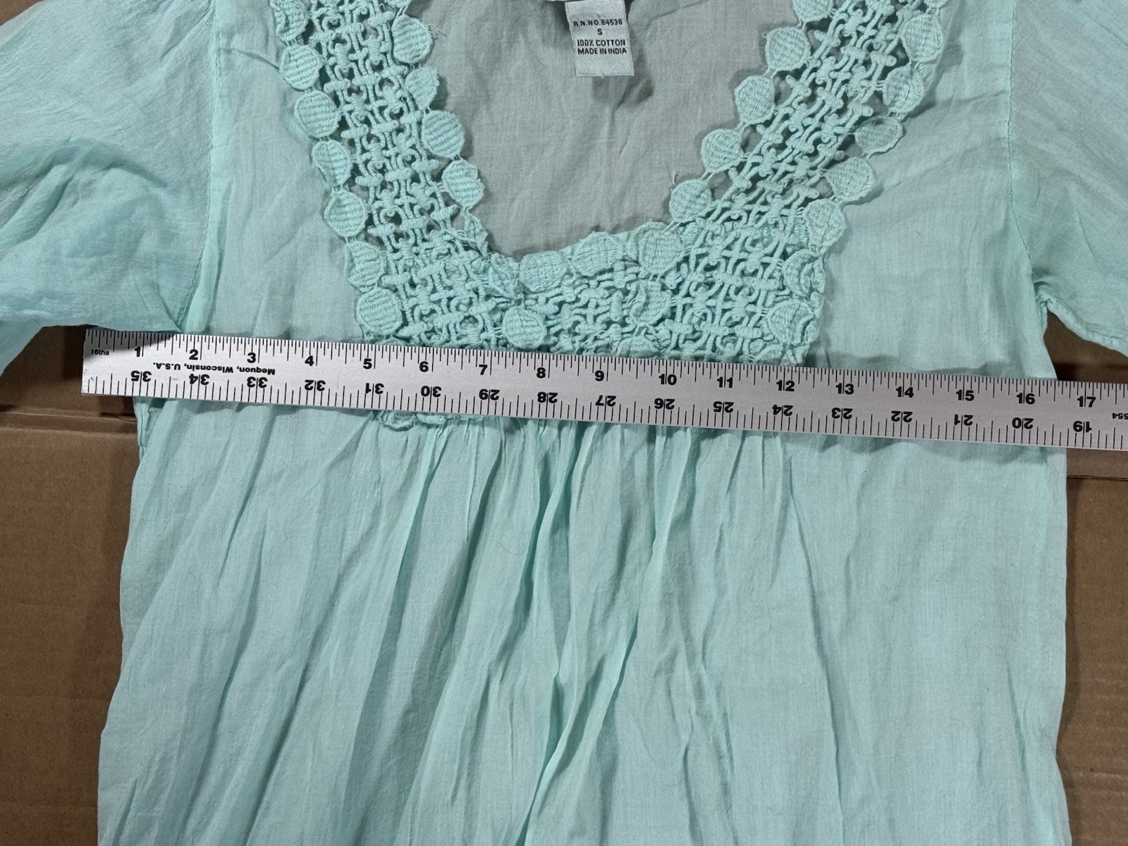 Cute Options Women’s Shirt, Turquoise, Size Small