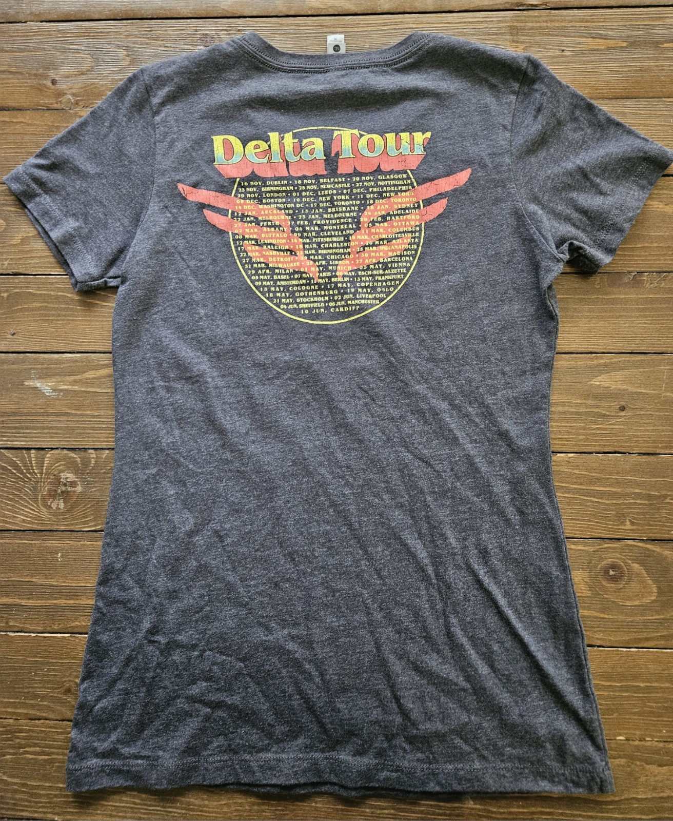 Mumford & Sons Delta Tour T Shirt Women’s M Concert Band Graphic Next Level