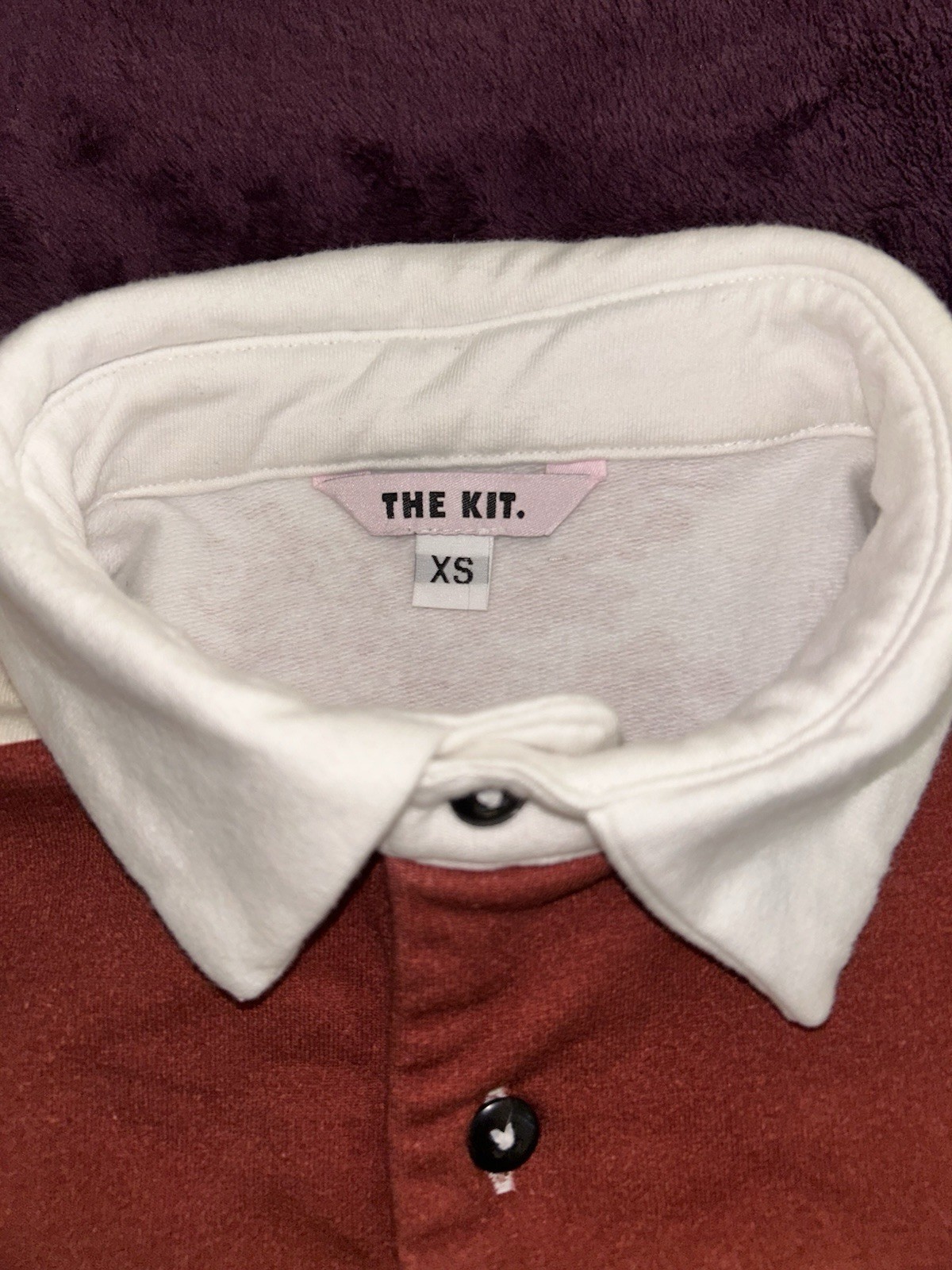 THE KIT Kieran Rugby Polo Shirt-Streetwear-Art-XS-NWOT-MSRP$88-Daniel Vosovic