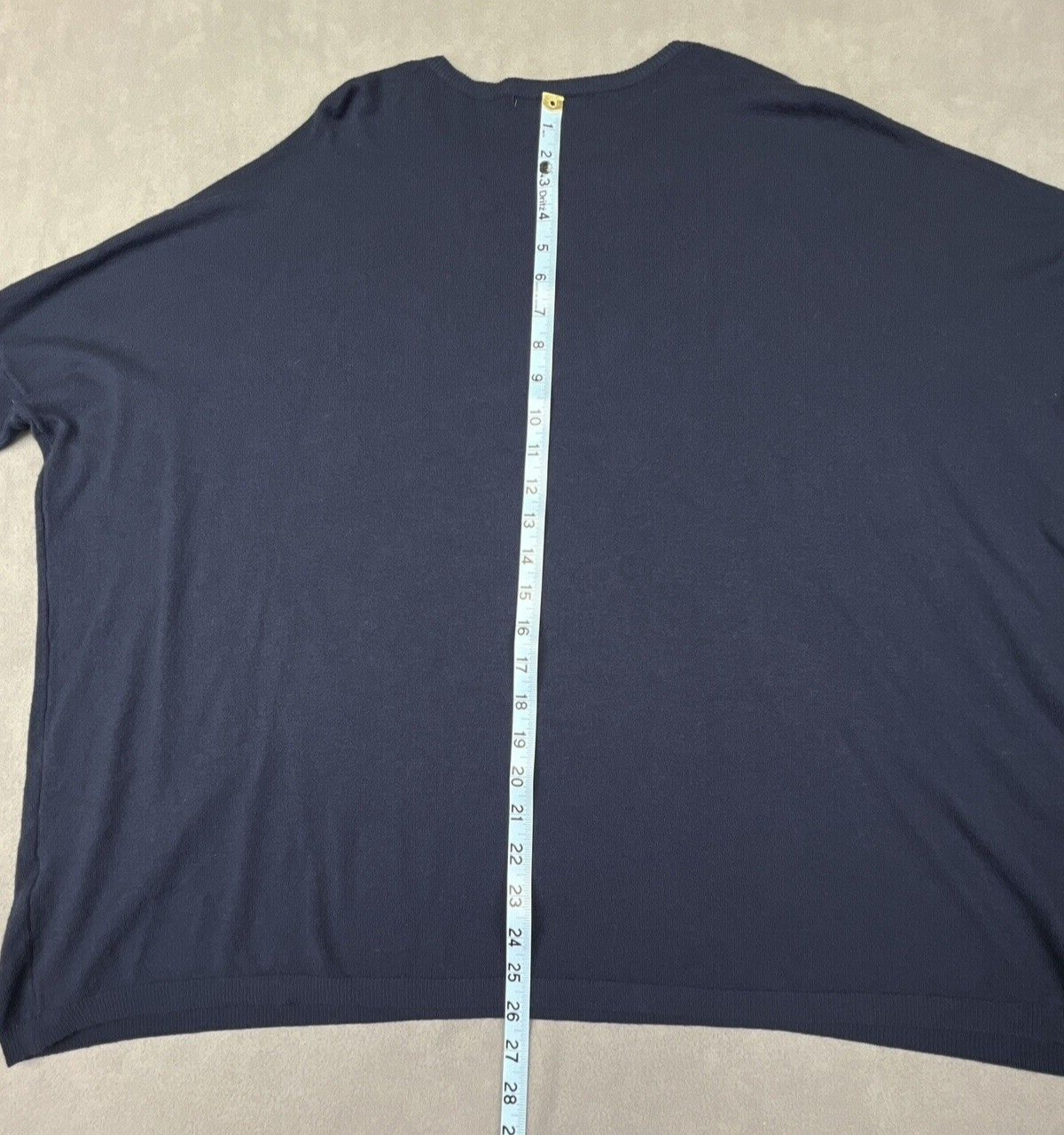 Meo Meli Knit Sweater One Size Top Dolman Sleeve Minimal Lagenlook (Cashmere?)