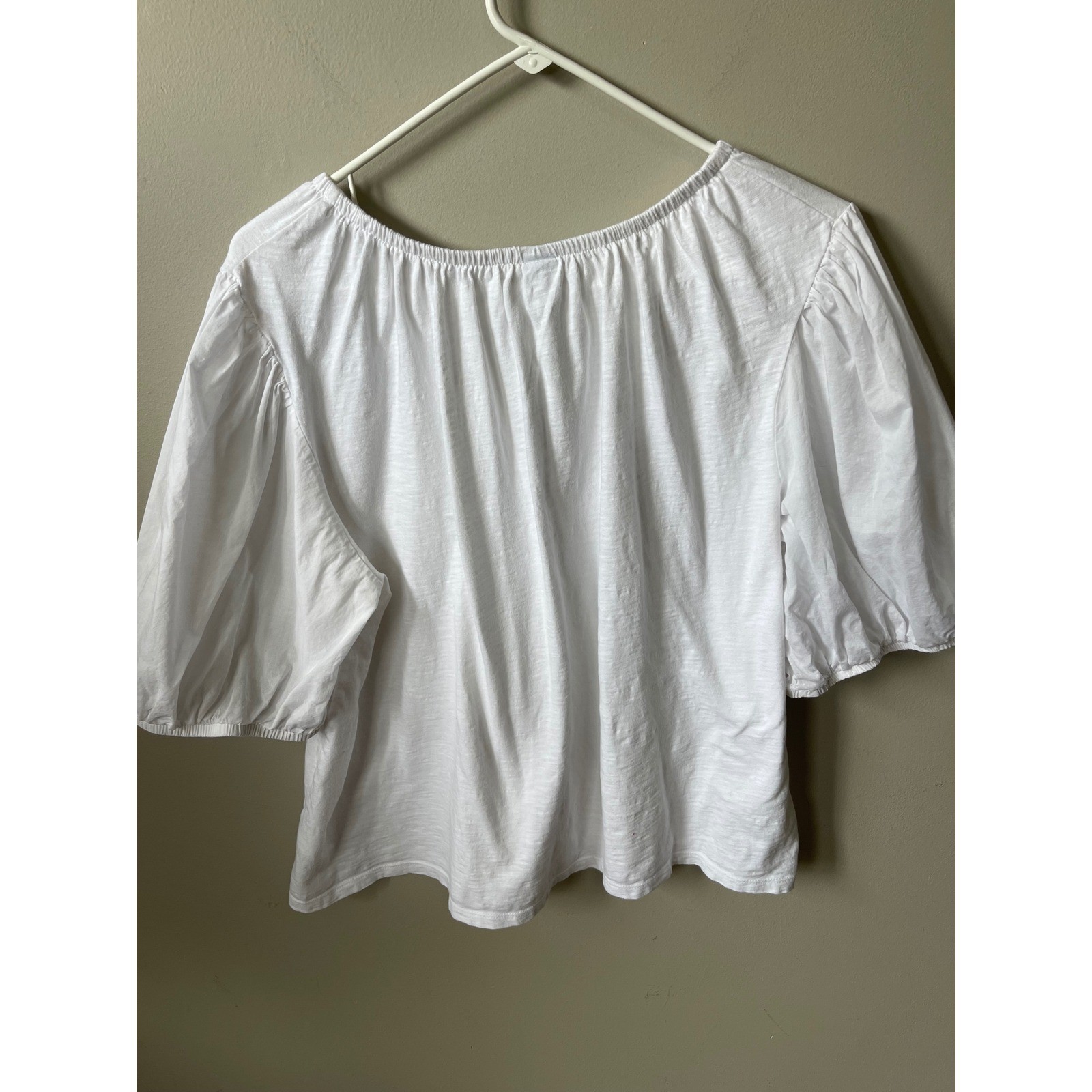Old Nav Cotton Puff Sleeve breathable casual boho minimalist comfort cottage