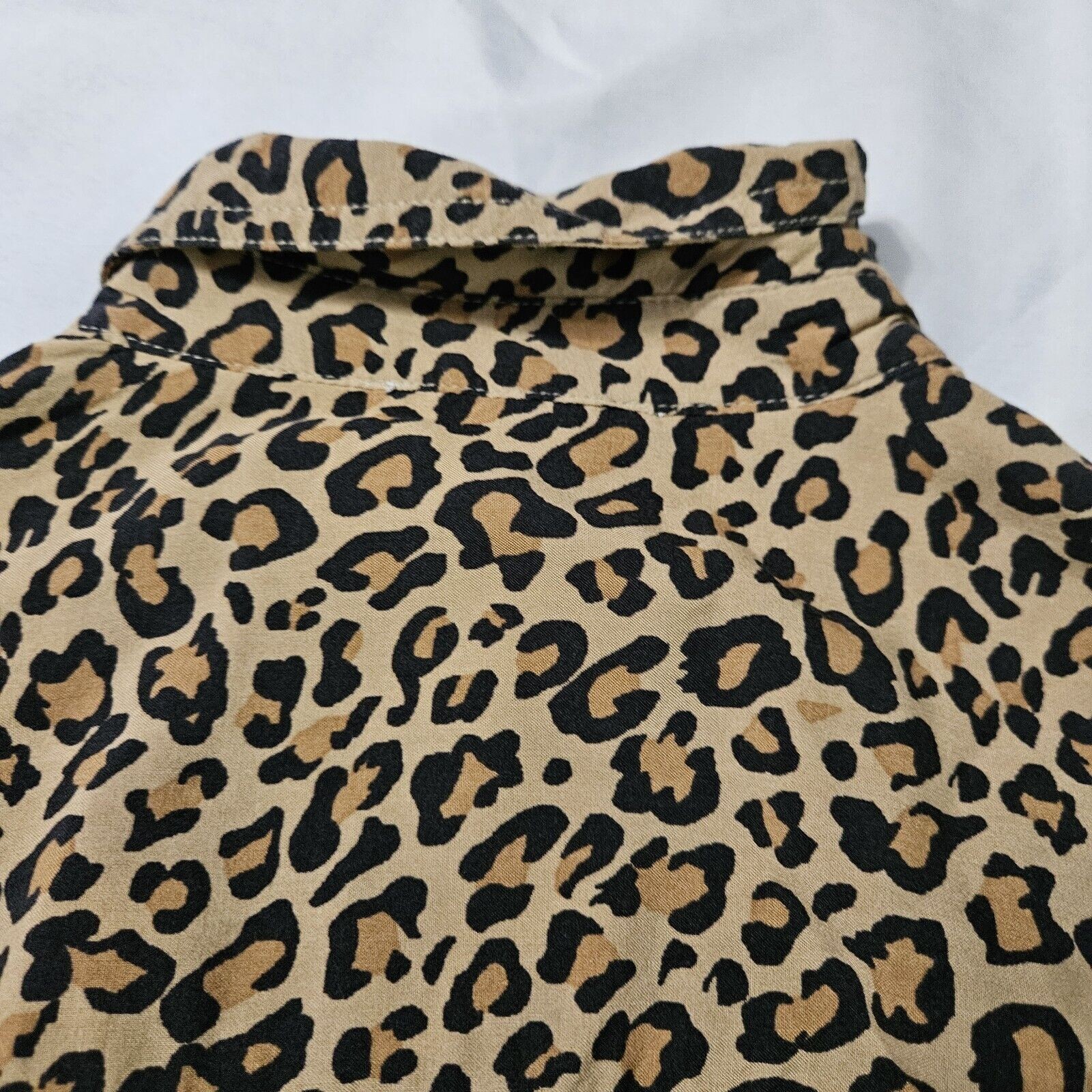 Beachlunchlounge Womens Button Up Multi-Color Size Medium 100% Viscose Button Do