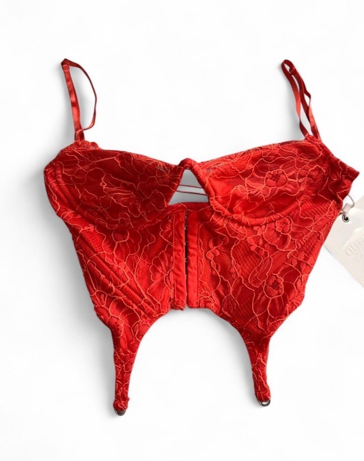 Outcast Orange Corset Top